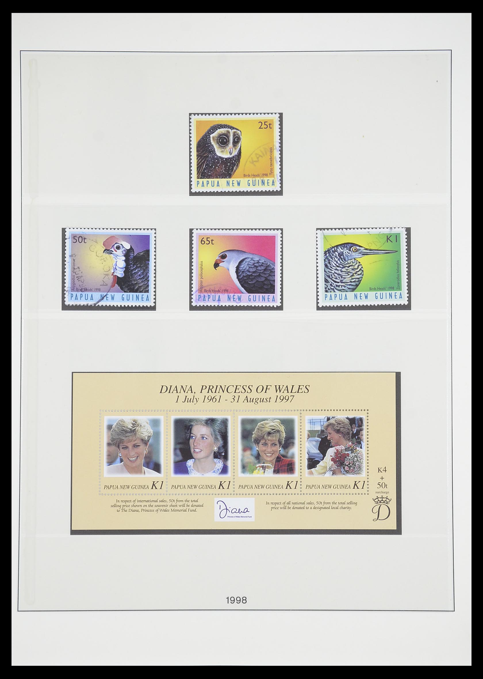 33683 078 - Postzegelverzameling 33683 Papua Nieuw Guinea 1952-2000.