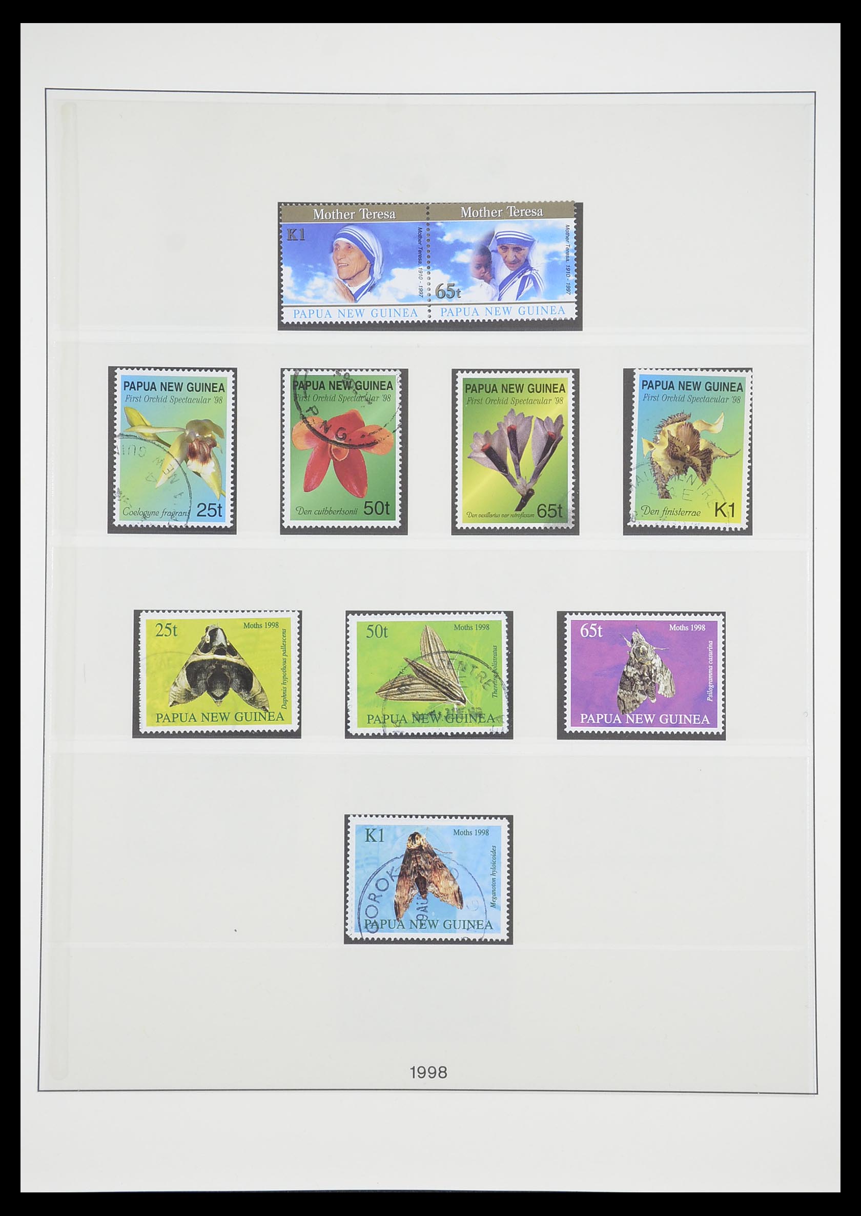 33683 079 - Postzegelverzameling 33683 Papua Nieuw Guinea 1952-2000.