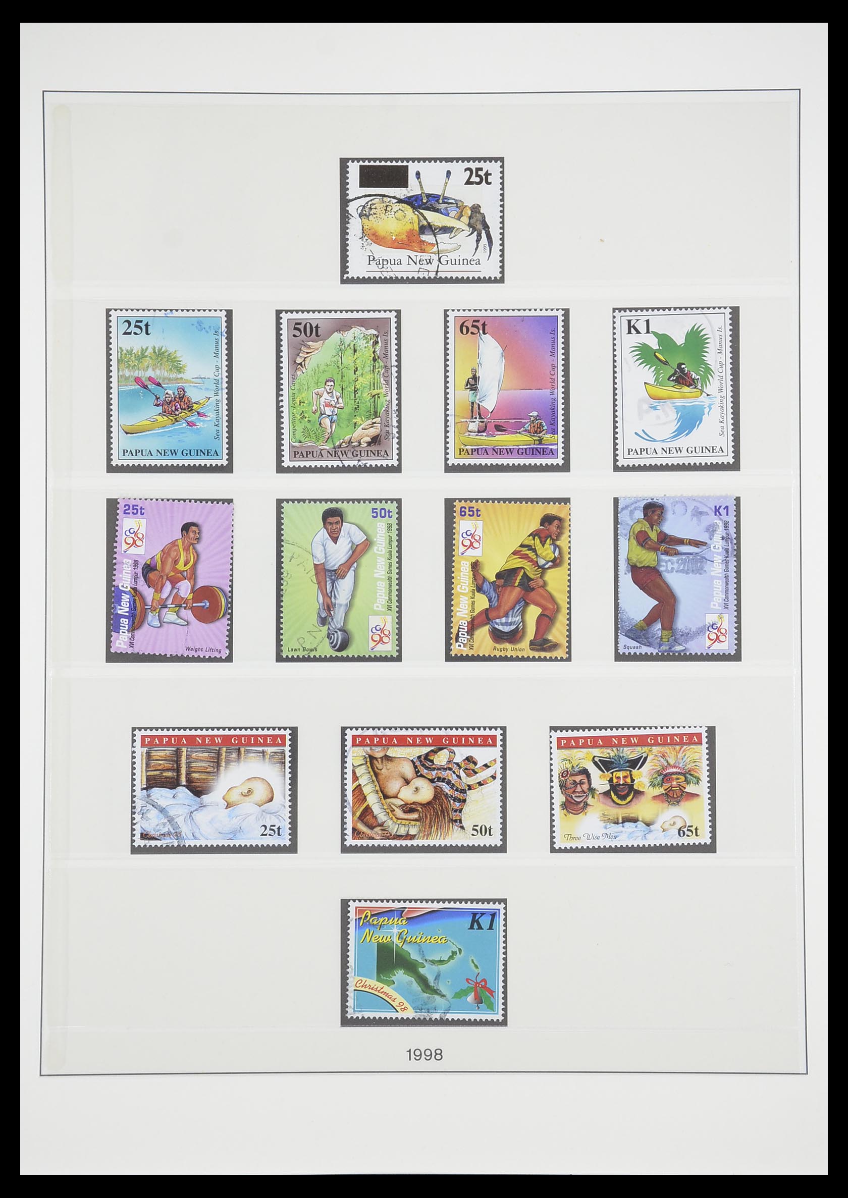 33683 080 - Postzegelverzameling 33683 Papua Nieuw Guinea 1952-2000.