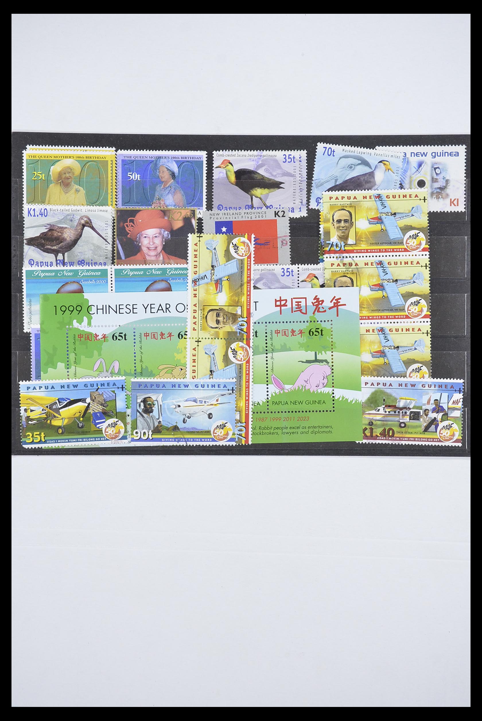 33683 084 - Postzegelverzameling 33683 Papua Nieuw Guinea 1952-2000.