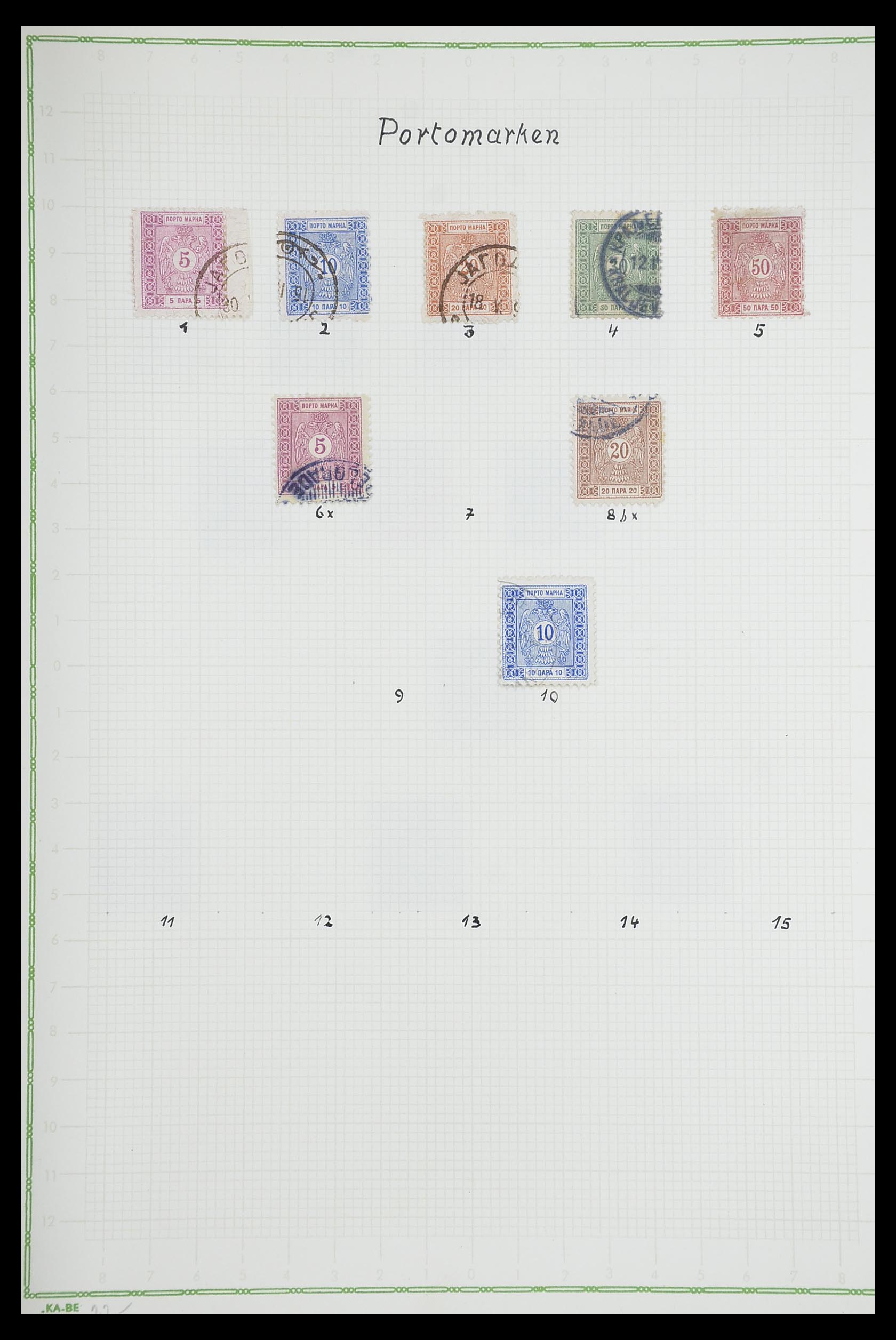33684 041 - Postzegelverzameling 33684 Joegoslavië 1866-1918.