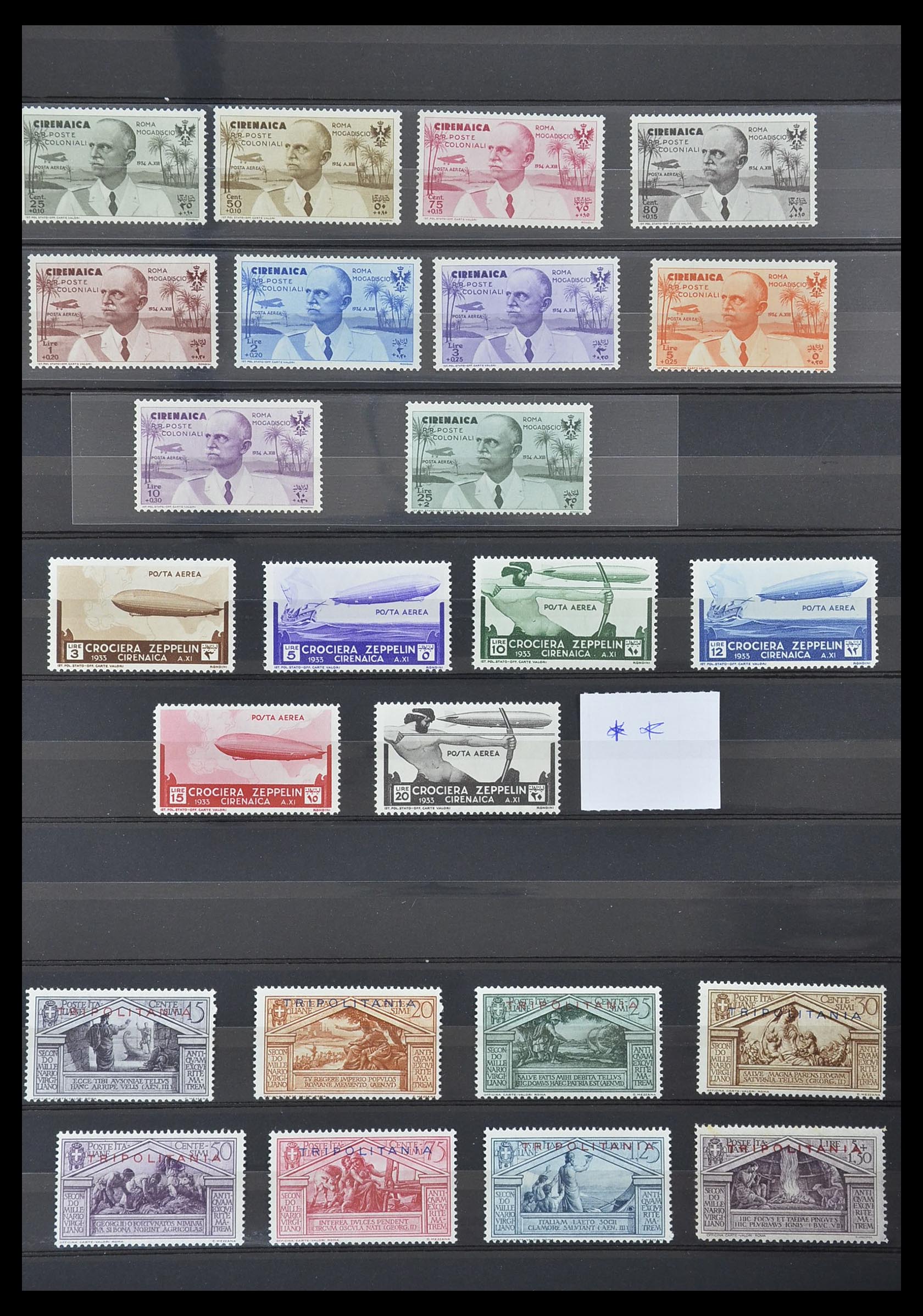 33685 007 - Postzegelverzameling 33685 Italiaanse koloniën 1912-1961.