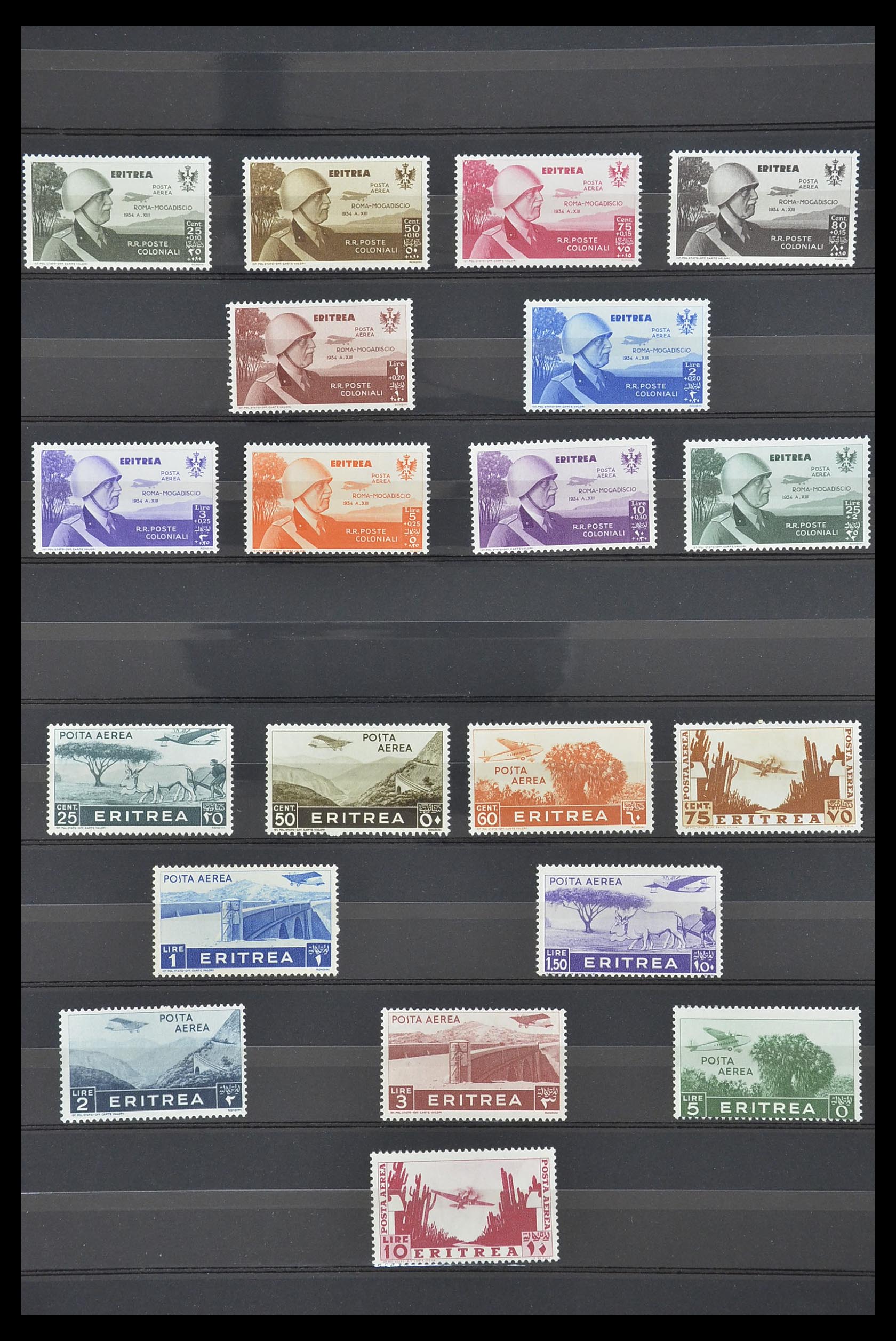 33685 012 - Postzegelverzameling 33685 Italiaanse koloniën 1912-1961.