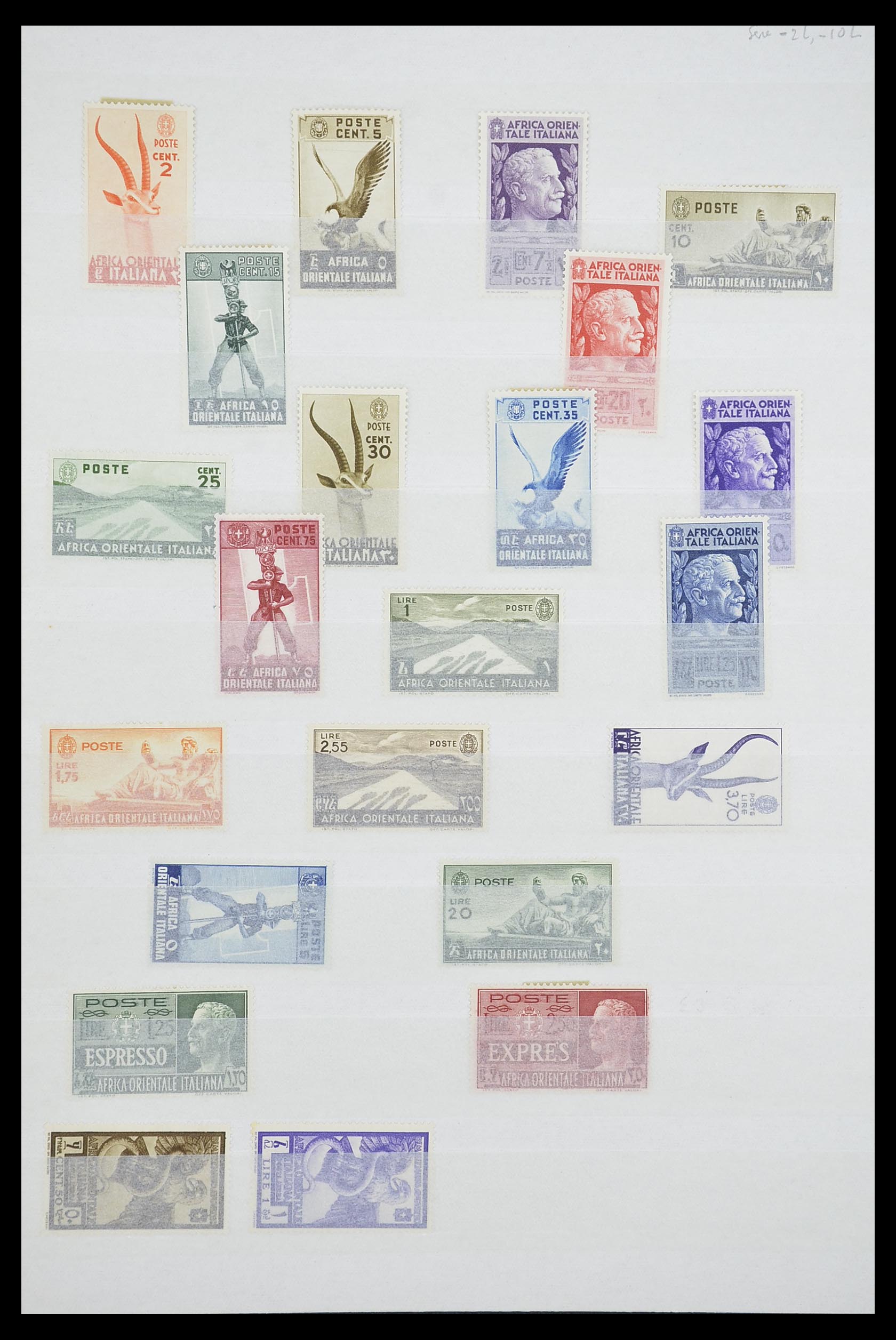 33685 017 - Postzegelverzameling 33685 Italiaanse koloniën 1912-1961.