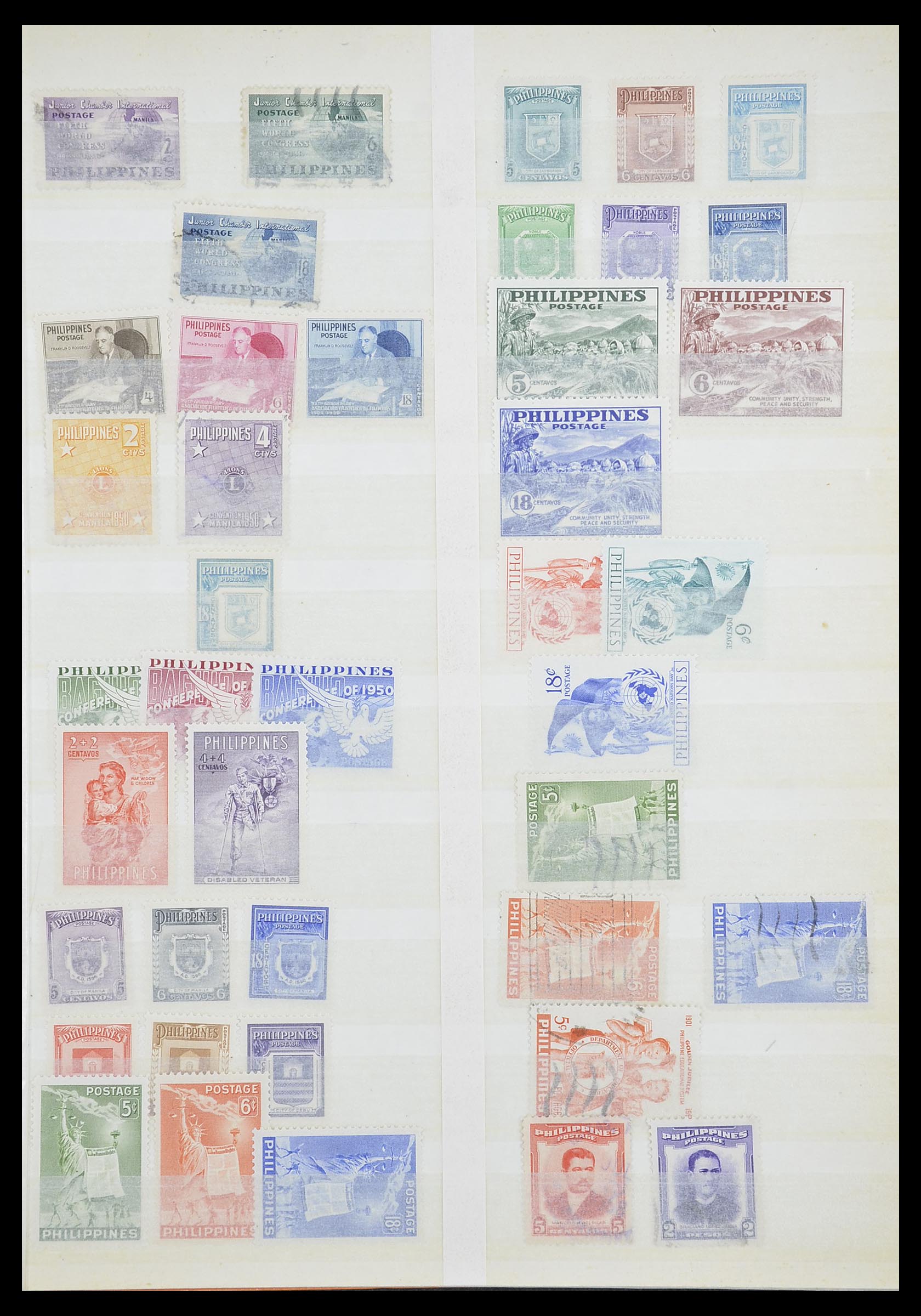 33686 009 - Postzegelverzameling 33686 Filippijnen 1930-1978.
