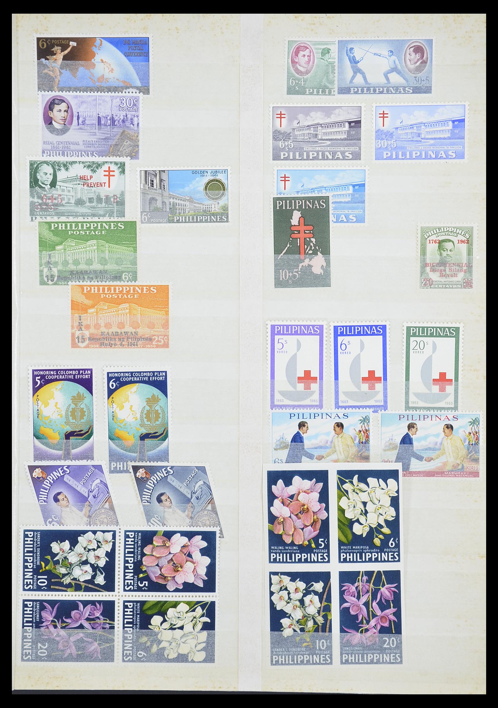33686 013 - Postzegelverzameling 33686 Filippijnen 1930-1978.