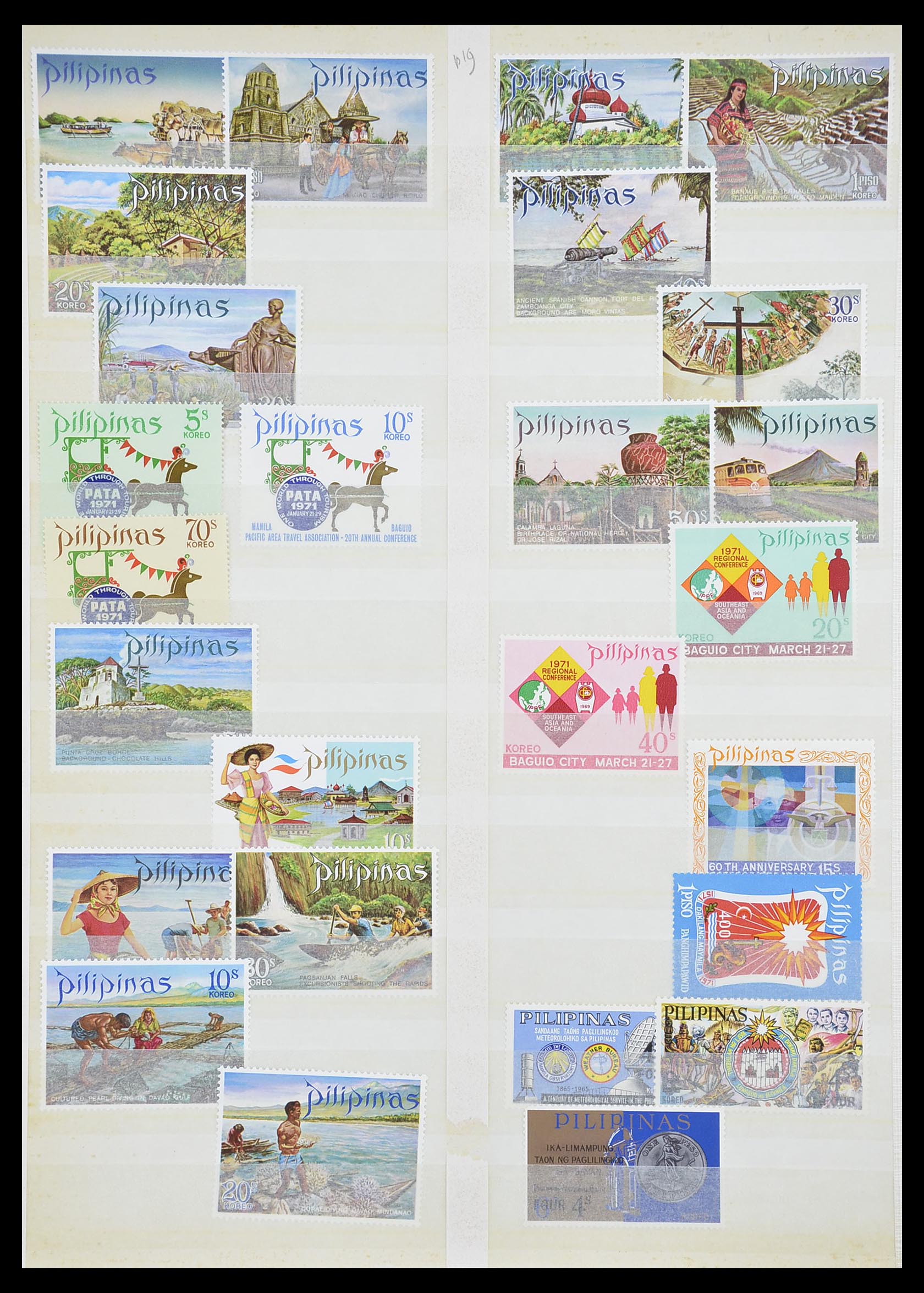 33686 020 - Postzegelverzameling 33686 Filippijnen 1930-1978.