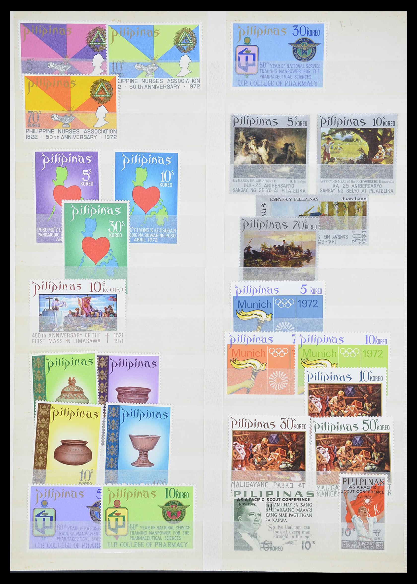 33686 022 - Postzegelverzameling 33686 Filippijnen 1930-1978.