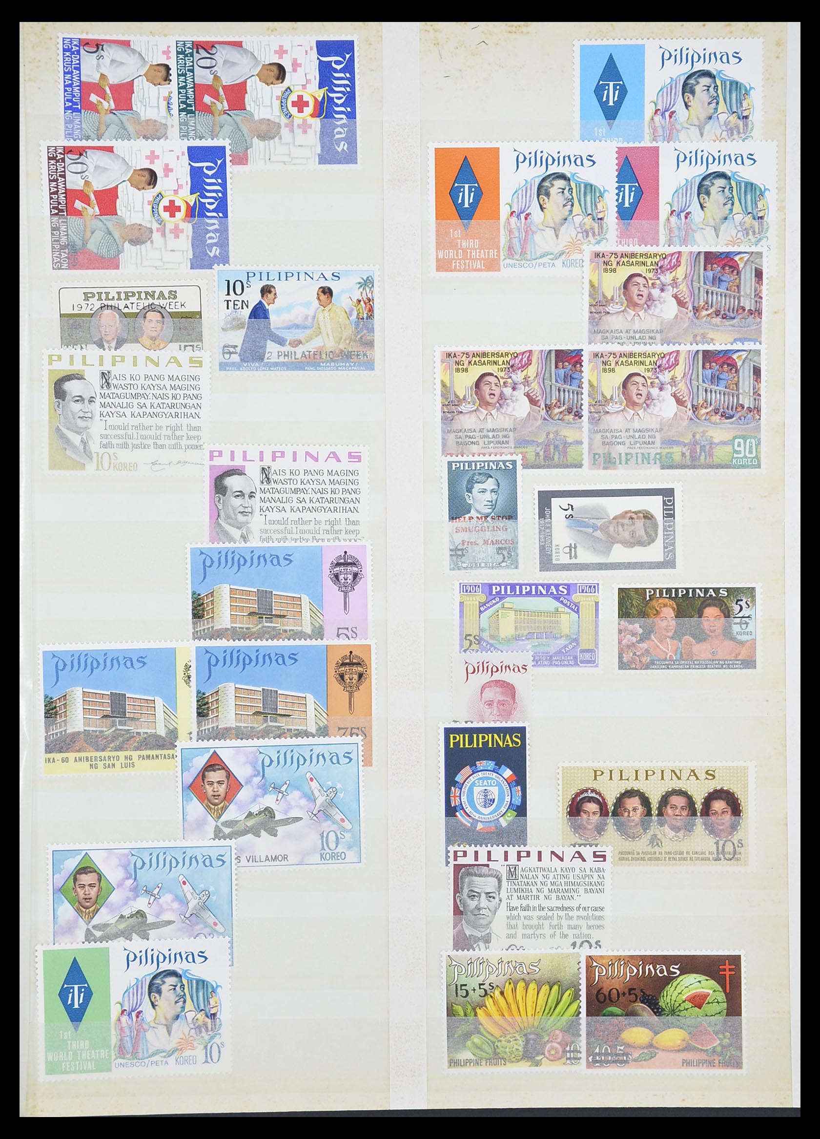 33686 023 - Postzegelverzameling 33686 Filippijnen 1930-1978.