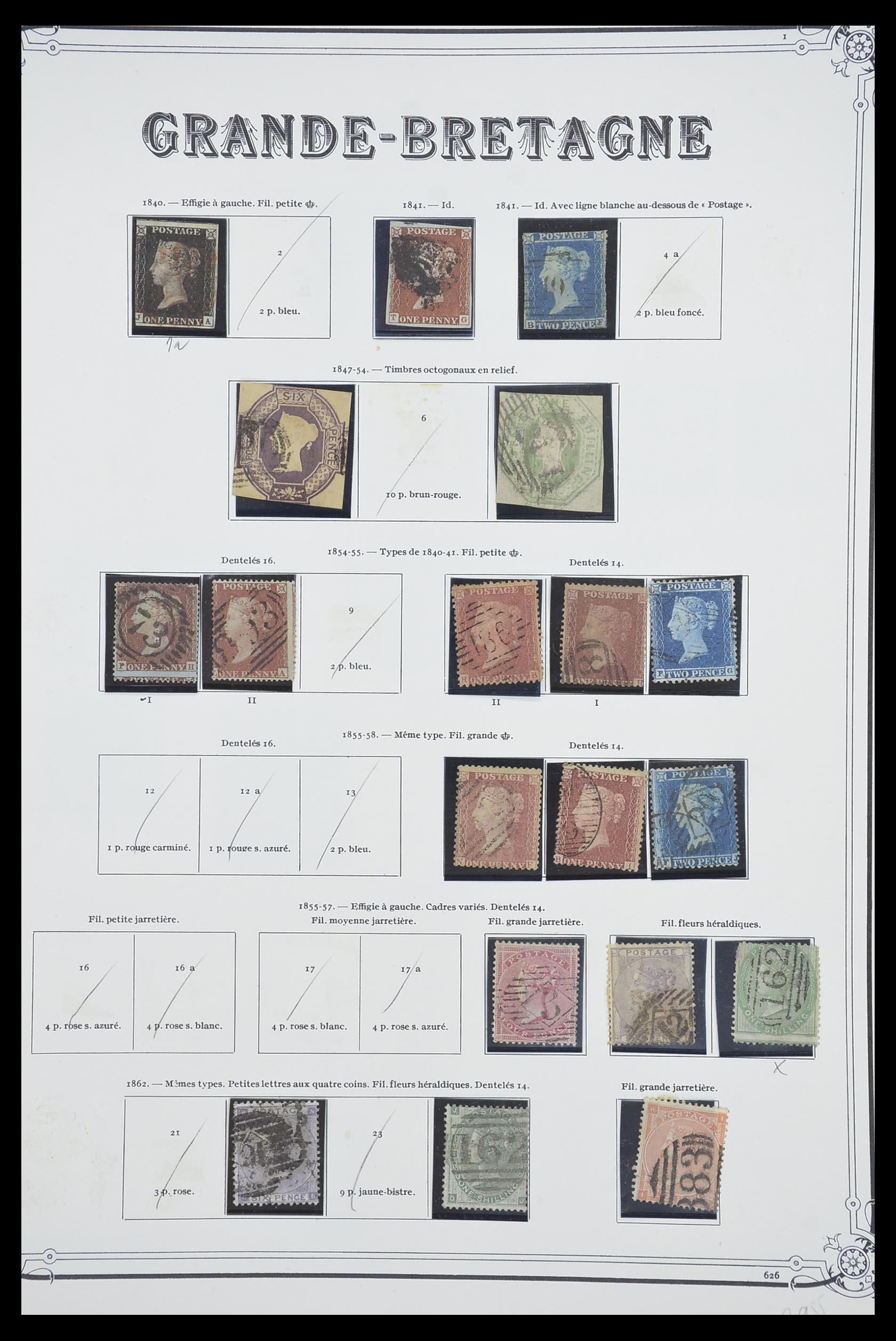 33690 007 - Postzegelverzameling 33690 Engeland 1840-1976.