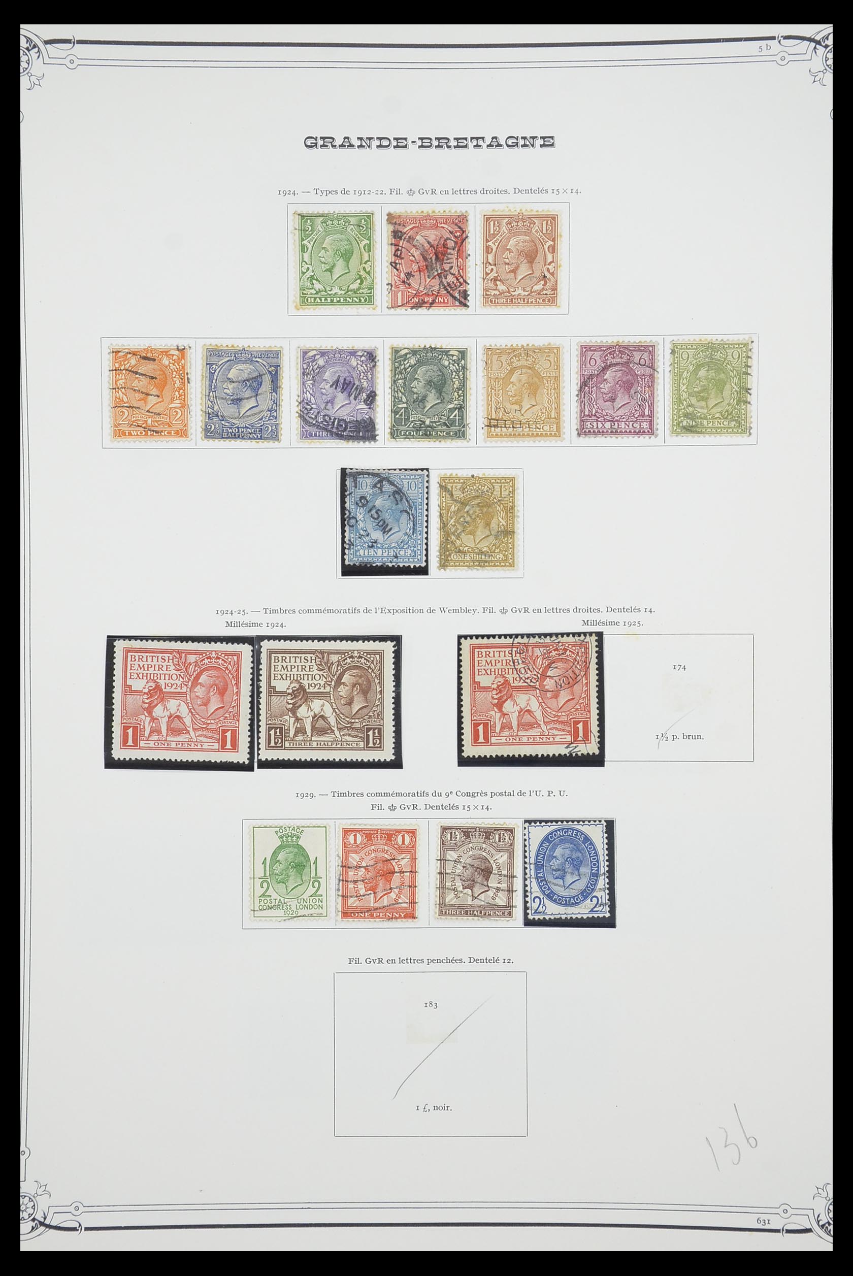33690 013 - Postzegelverzameling 33690 Engeland 1840-1976.