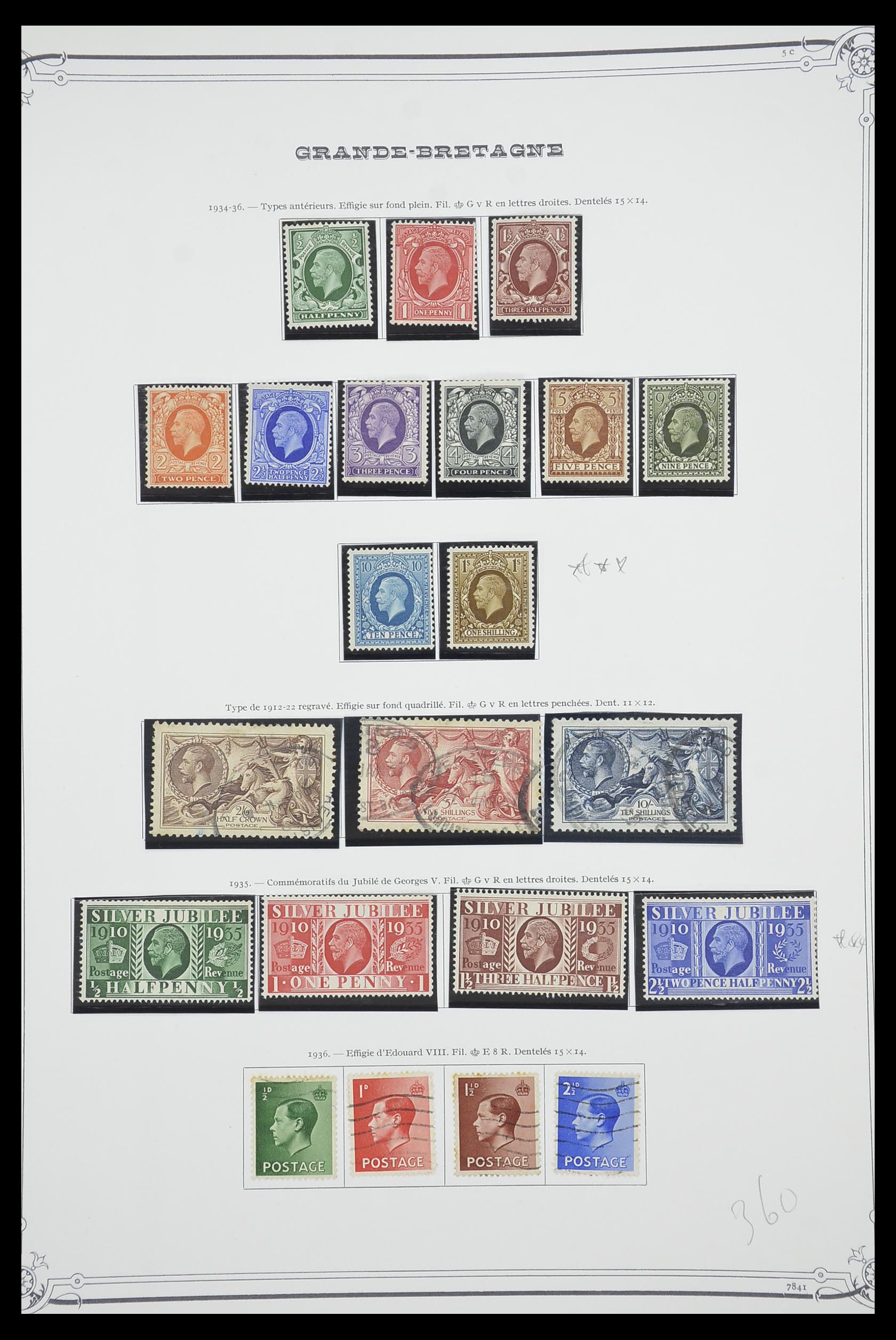 33690 014 - Postzegelverzameling 33690 Engeland 1840-1976.