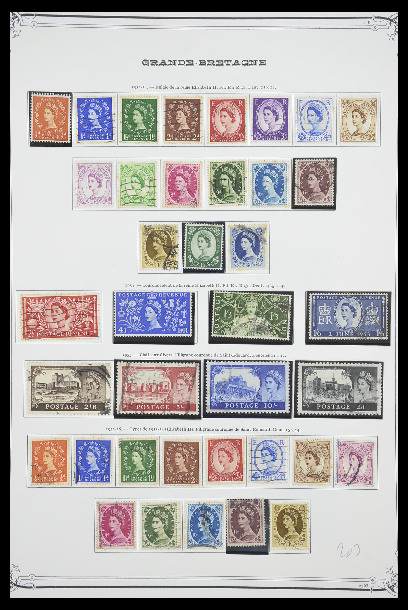 33690 018 - Postzegelverzameling 33690 Engeland 1840-1976.