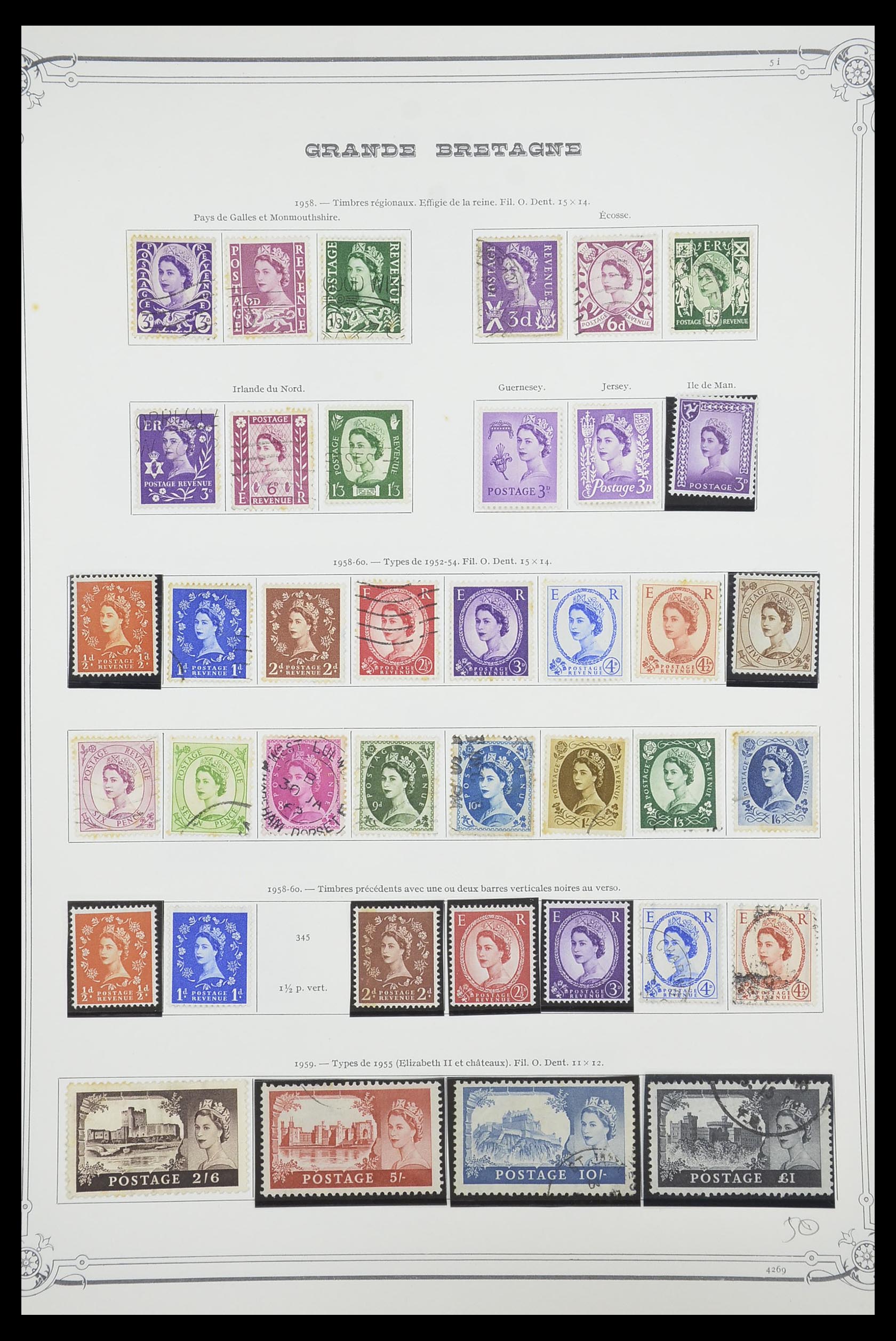 33690 020 - Postzegelverzameling 33690 Engeland 1840-1976.