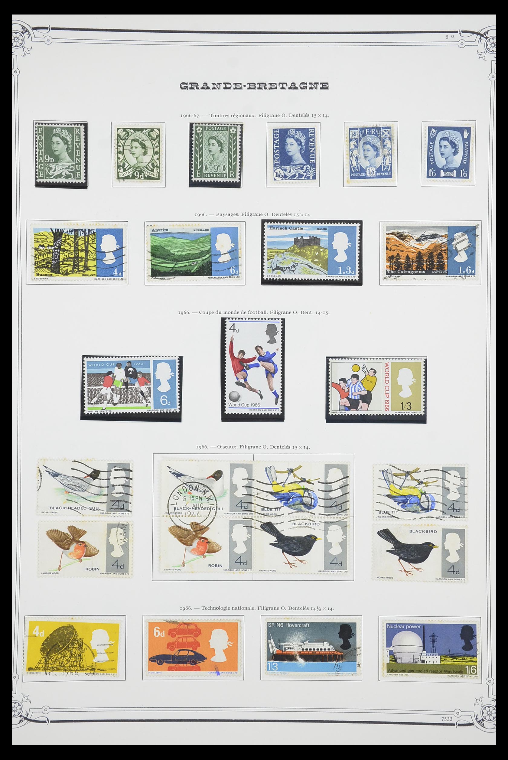 33690 025 - Stamp collection 33690 Great Britain 1840-1976.