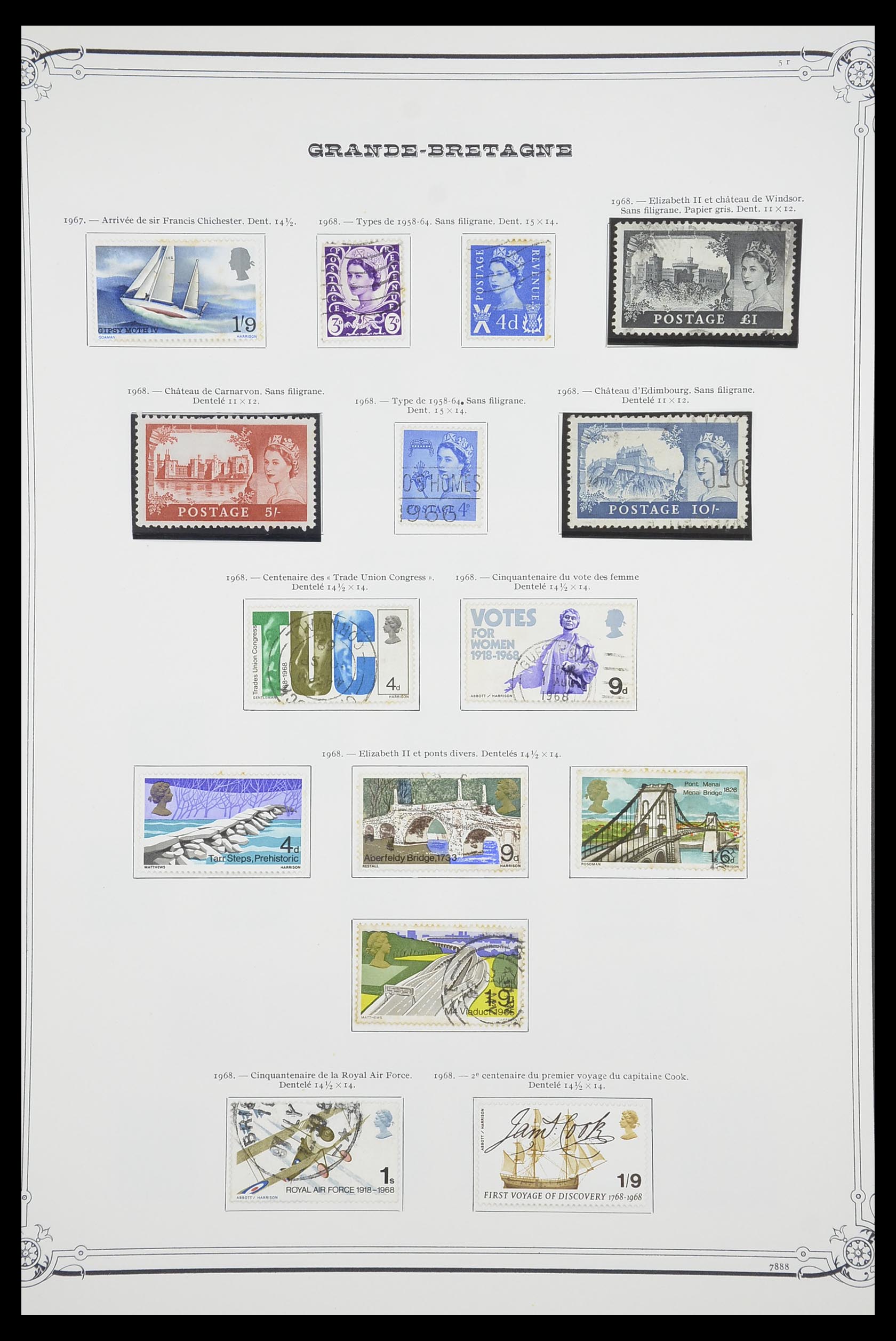 33690 028 - Stamp collection 33690 Great Britain 1840-1976.