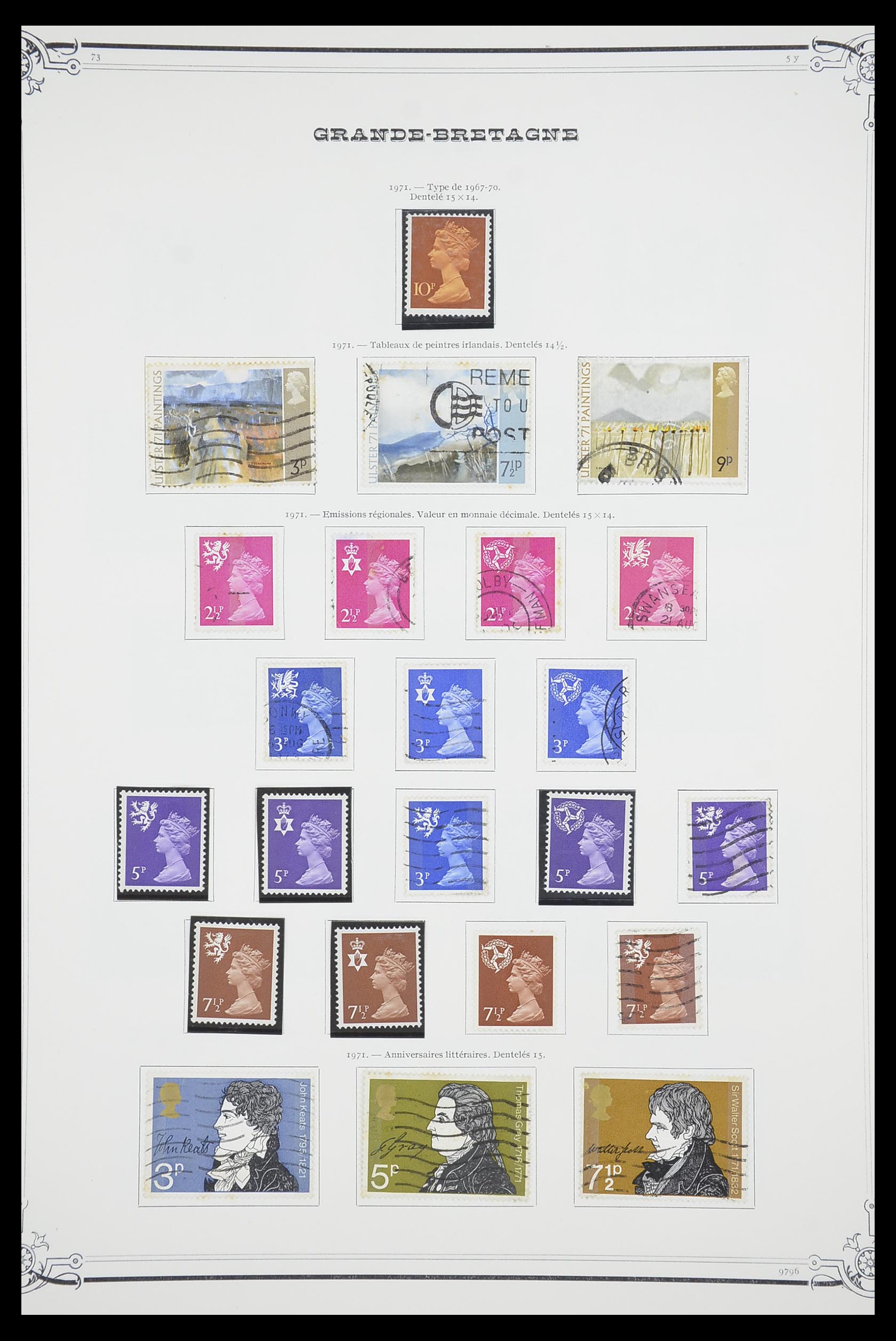33690 035 - Stamp collection 33690 Great Britain 1840-1976.