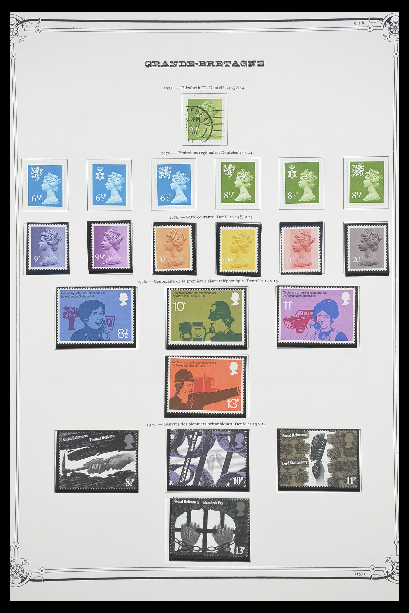 33690 044 - Stamp collection 33690 Great Britain 1840-1976.