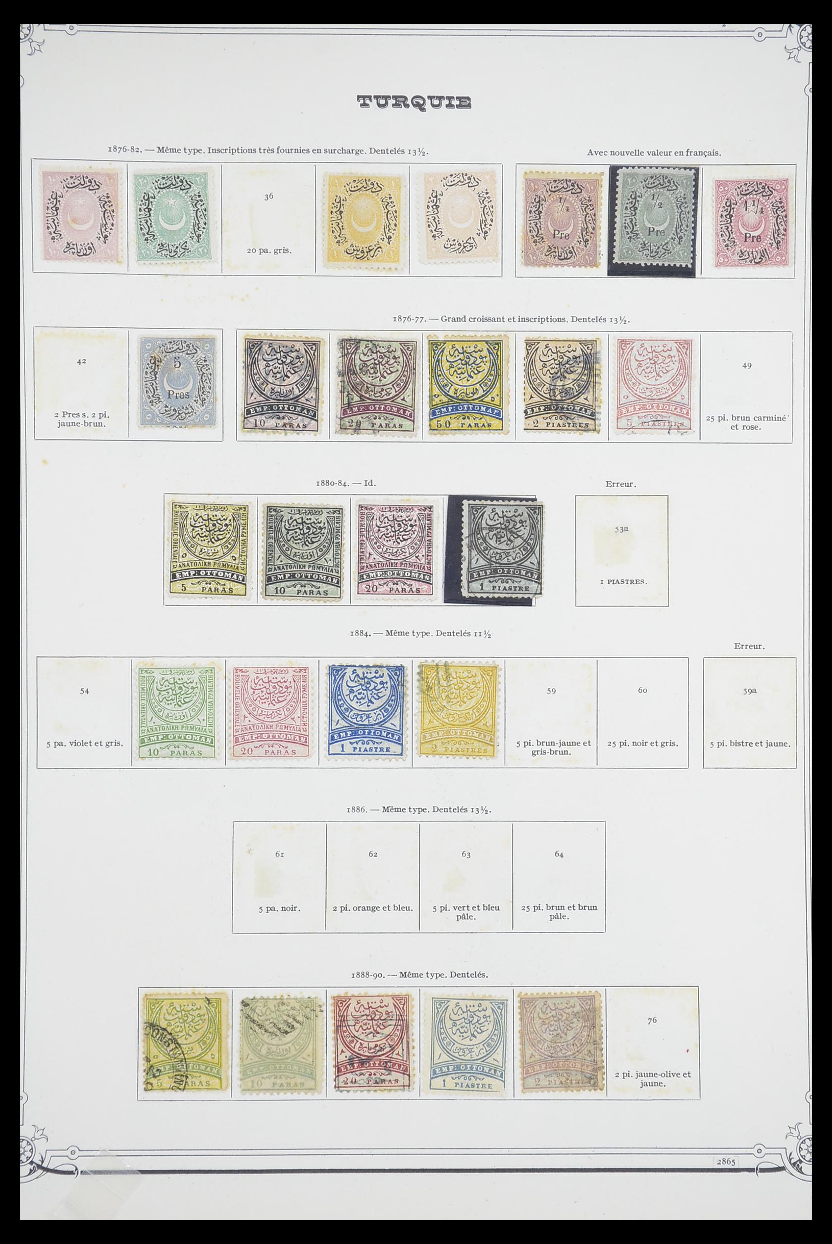 33691 002 - Stamp collection 33691 Turkey 1865-1975.