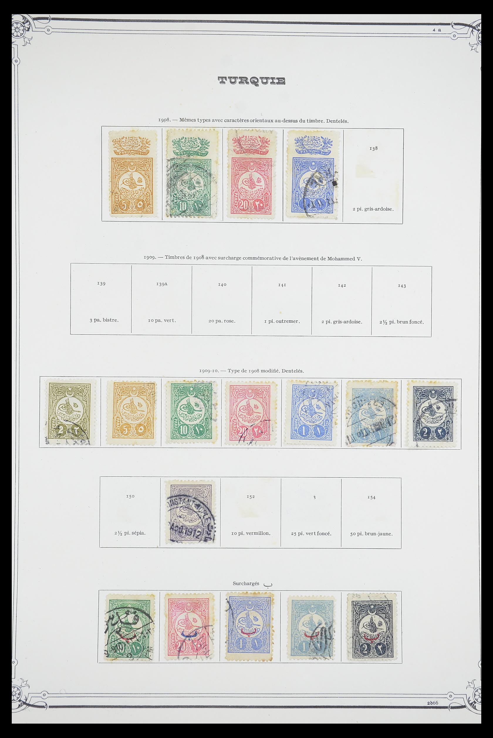 33691 005 - Postzegelverzameling 33691 Turkije 1865-1975.
