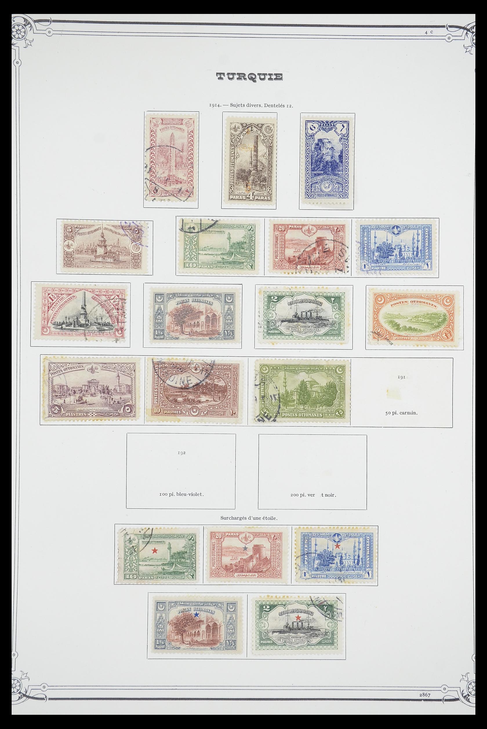 33691 007 - Stamp collection 33691 Turkey 1865-1975.