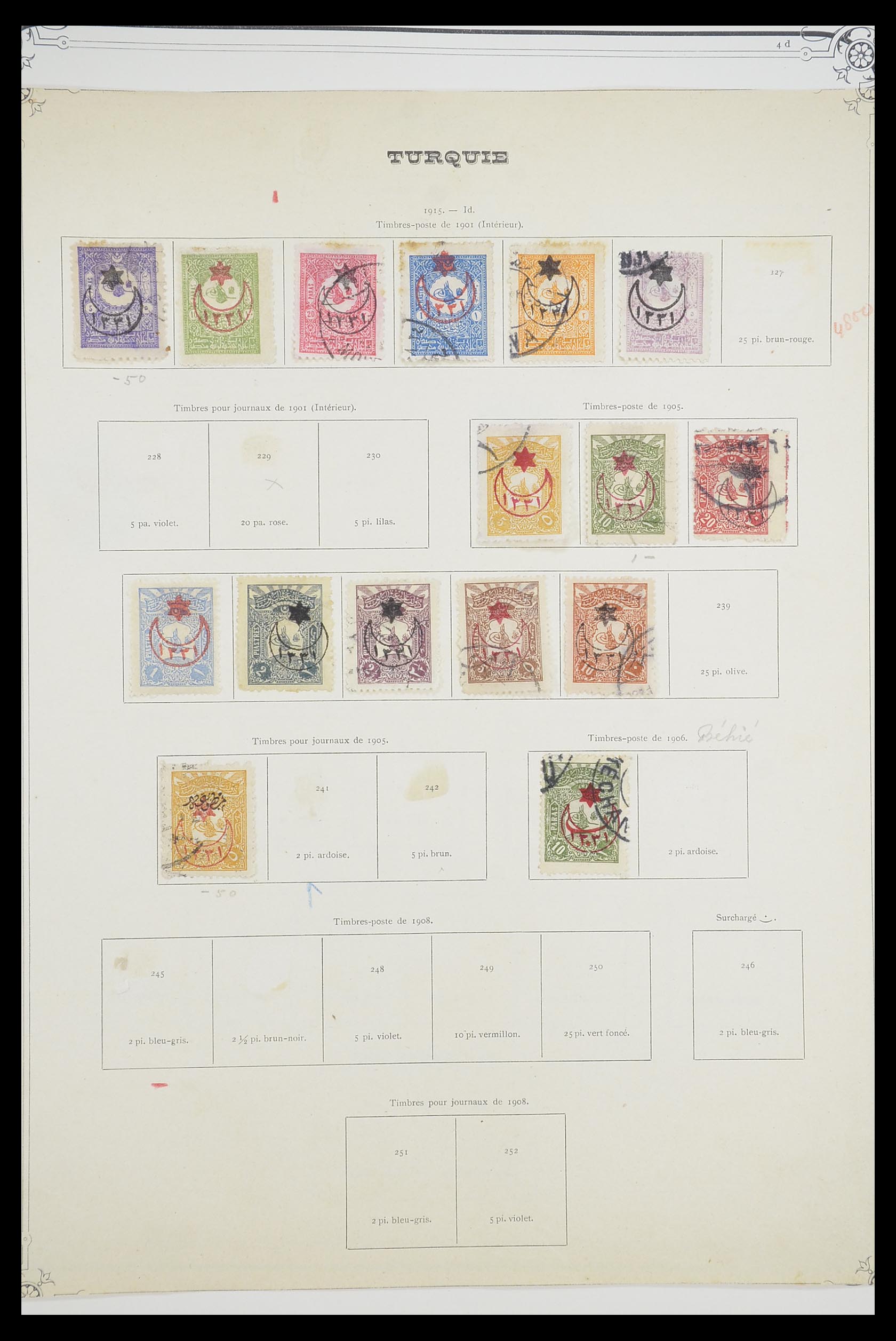 33691 009 - Postzegelverzameling 33691 Turkije 1865-1975.