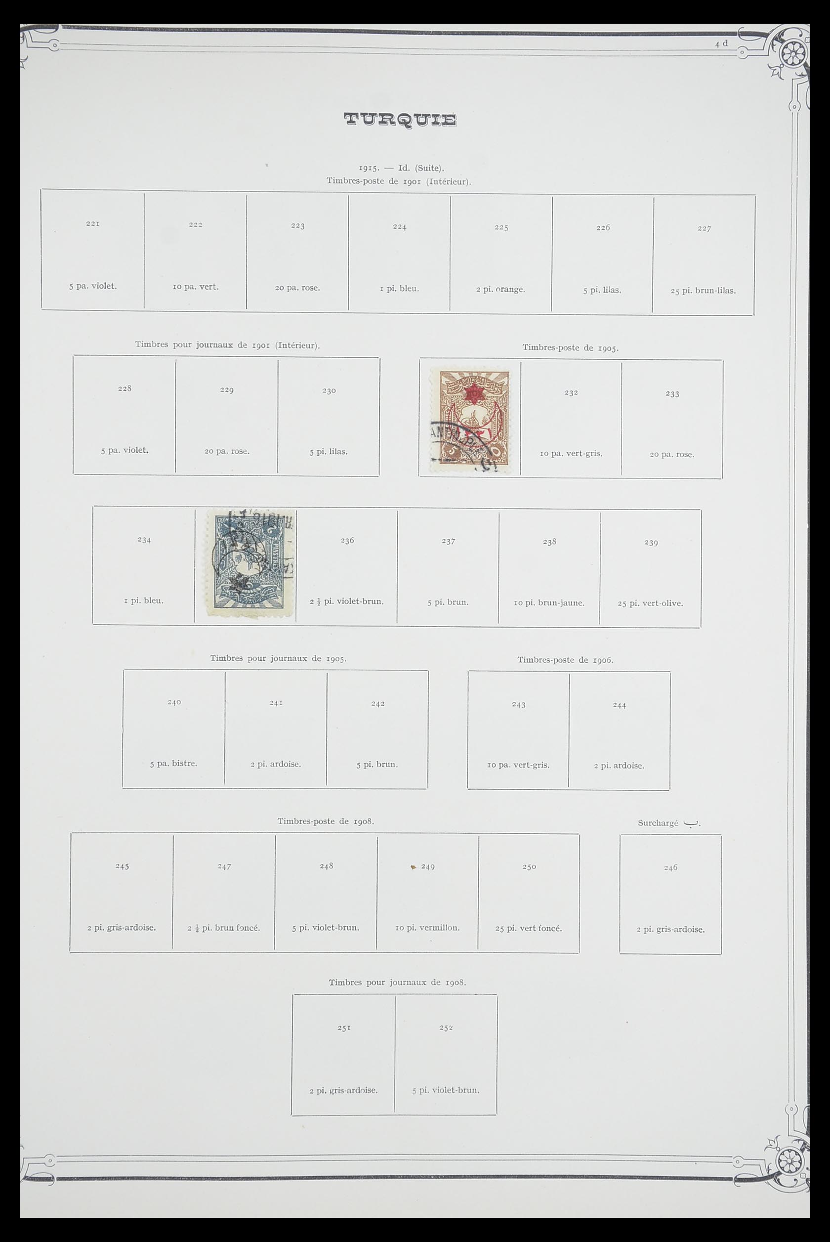 33691 010 - Stamp collection 33691 Turkey 1865-1975.