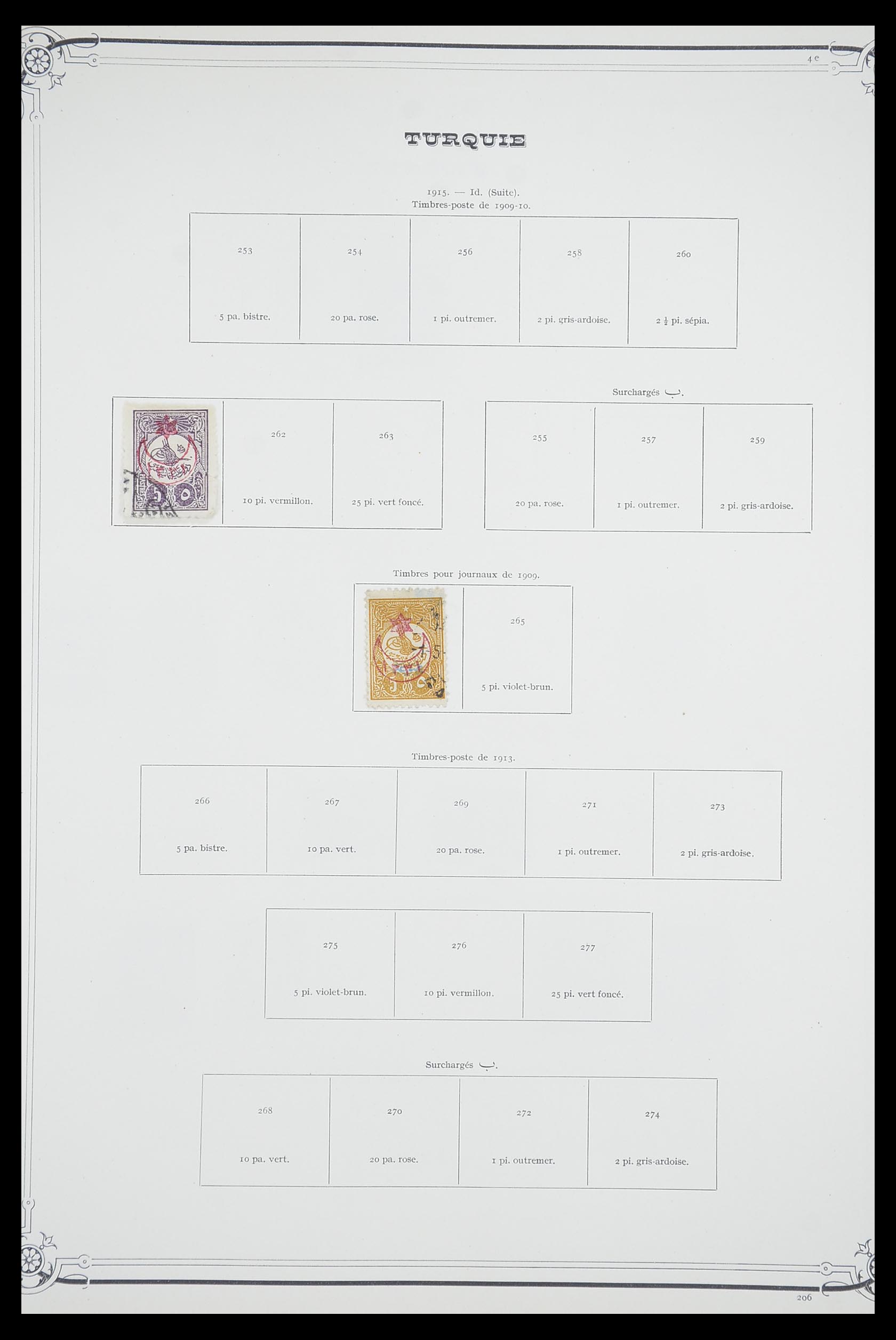 33691 012 - Stamp collection 33691 Turkey 1865-1975.