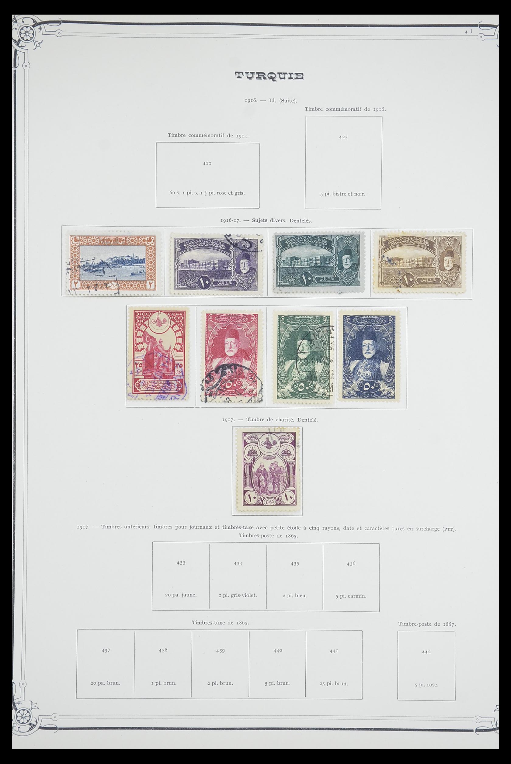 33691 022 - Postzegelverzameling 33691 Turkije 1865-1975.