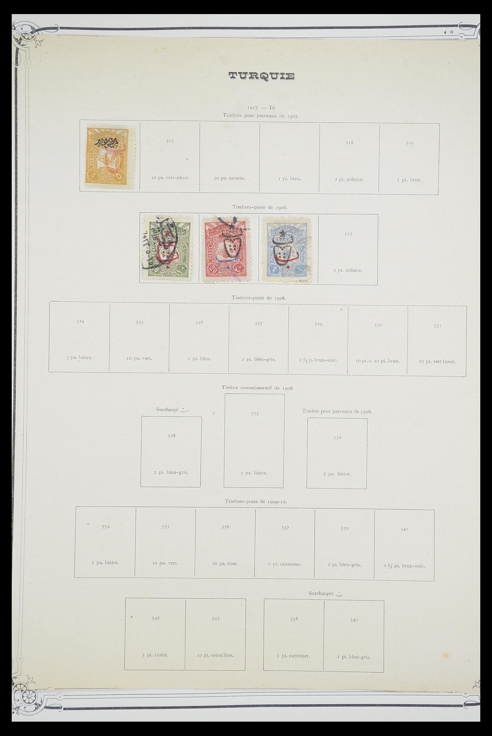 33691 026 - Postzegelverzameling 33691 Turkije 1865-1975.