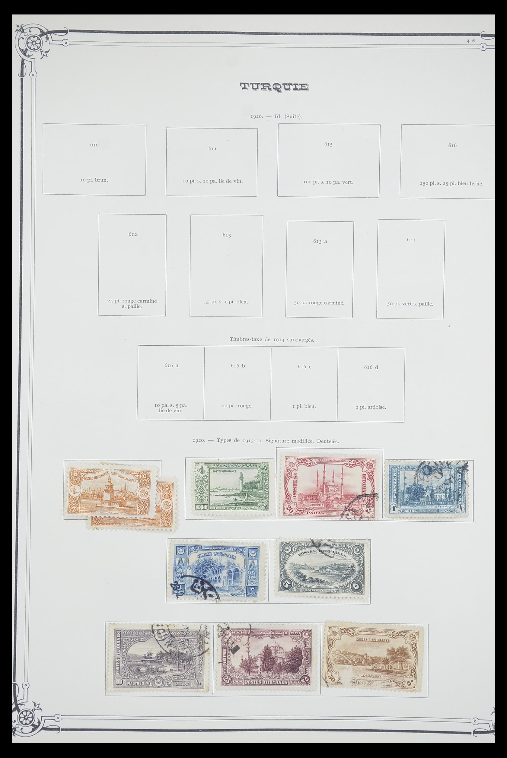 33691 030 - Stamp collection 33691 Turkey 1865-1975.