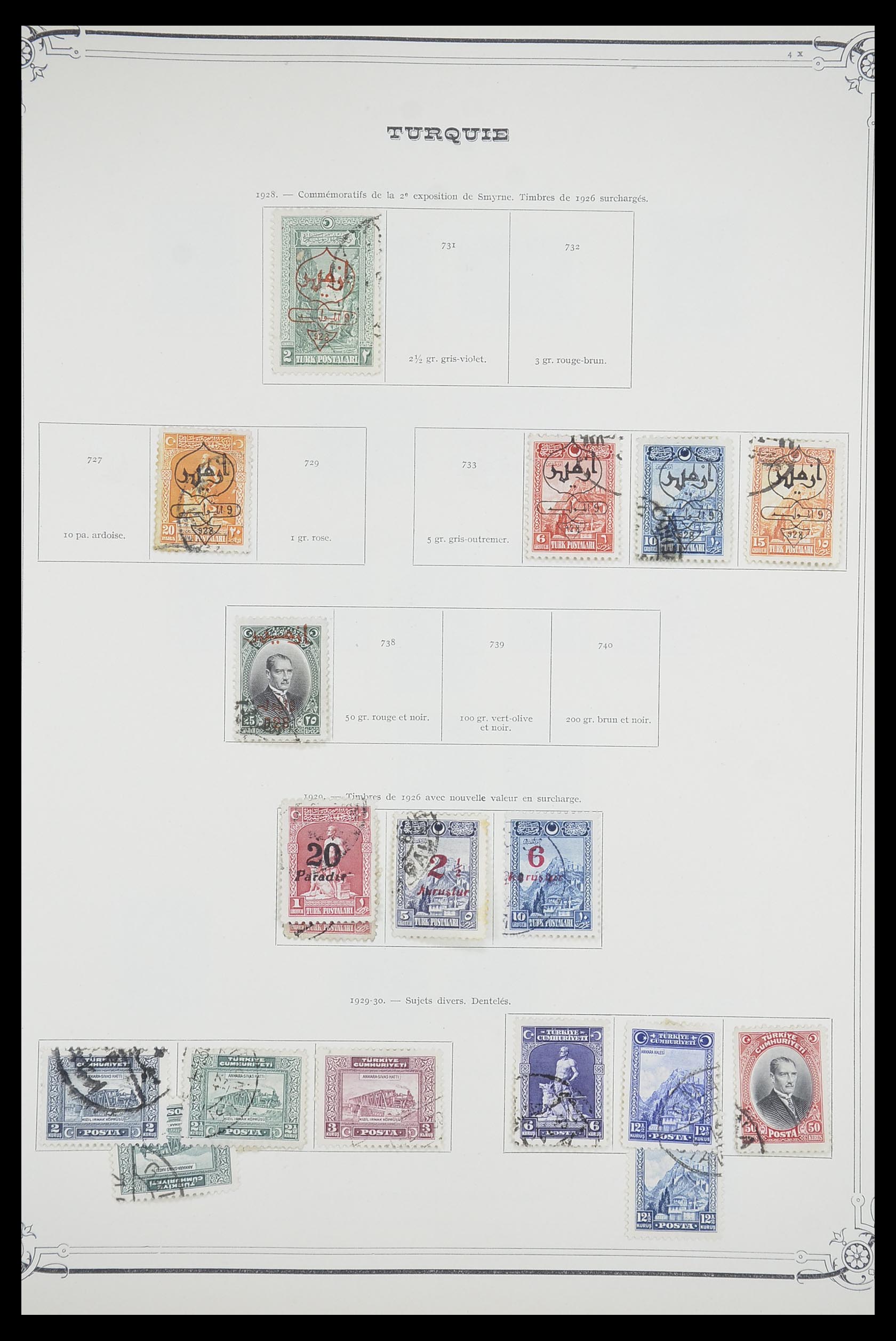 33691 034 - Postzegelverzameling 33691 Turkije 1865-1975.