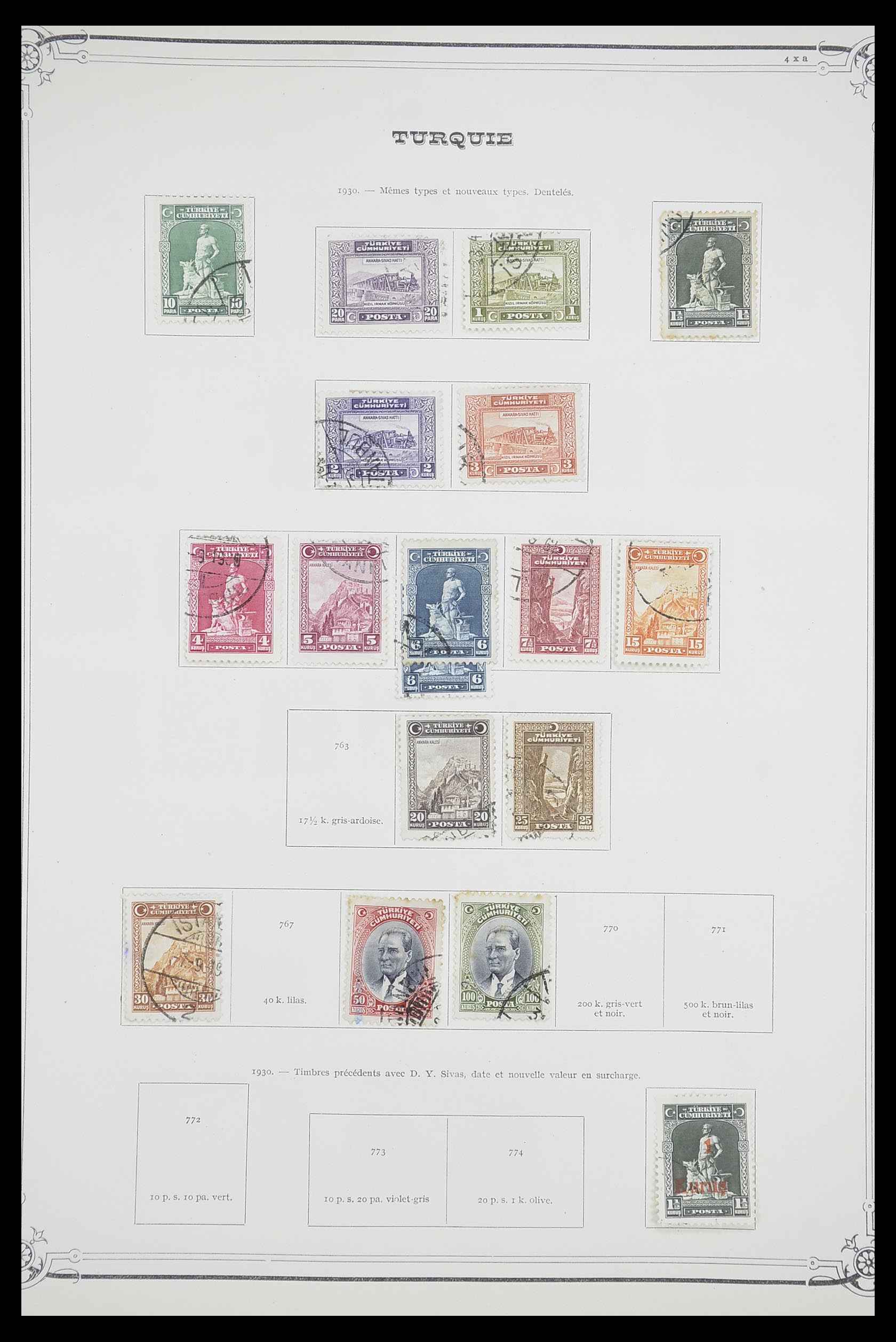 33691 035 - Postzegelverzameling 33691 Turkije 1865-1975.