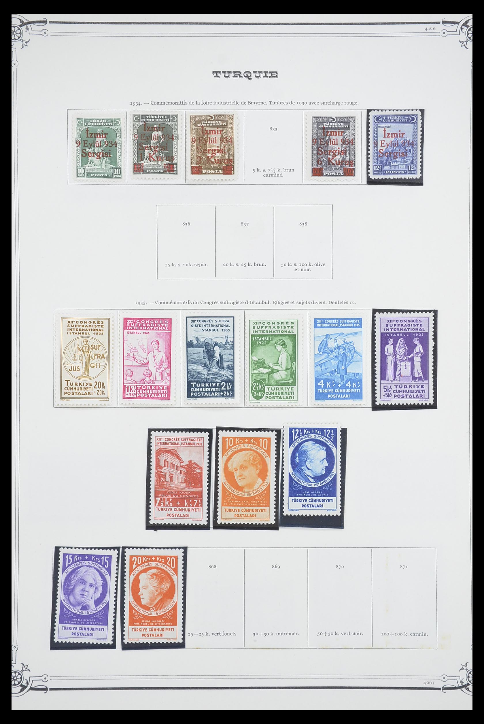 33691 037 - Stamp collection 33691 Turkey 1865-1975.