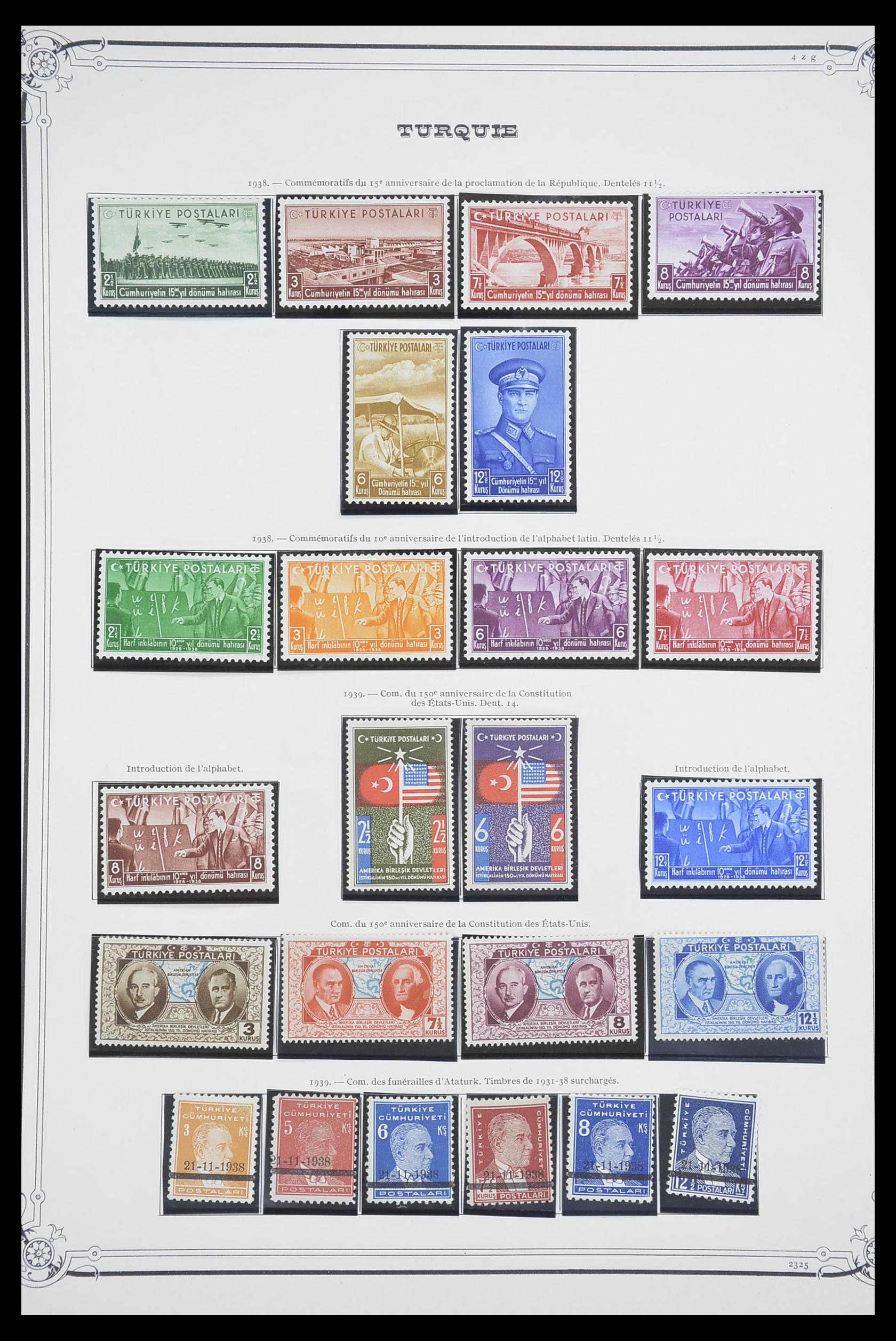 33691 039 - Postzegelverzameling 33691 Turkije 1865-1975.