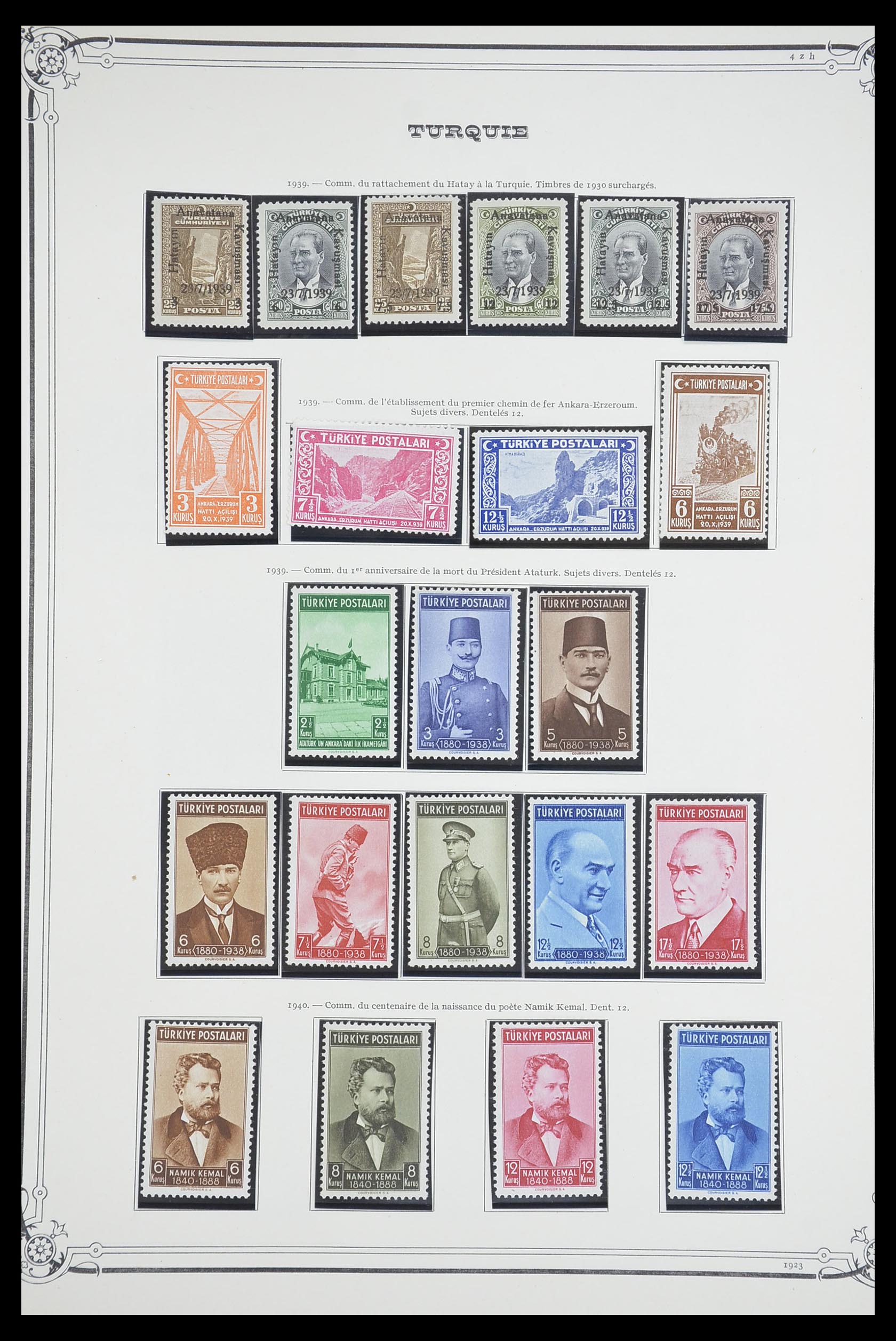 33691 040 - Postzegelverzameling 33691 Turkije 1865-1975.