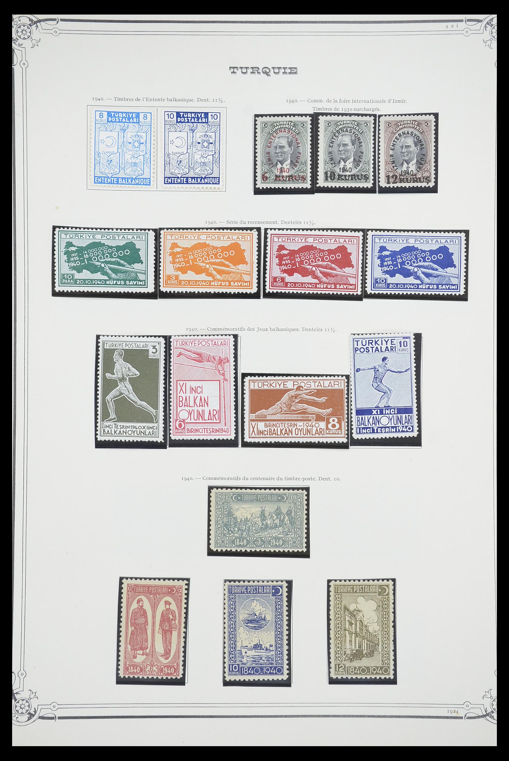 33691 041 - Postzegelverzameling 33691 Turkije 1865-1975.