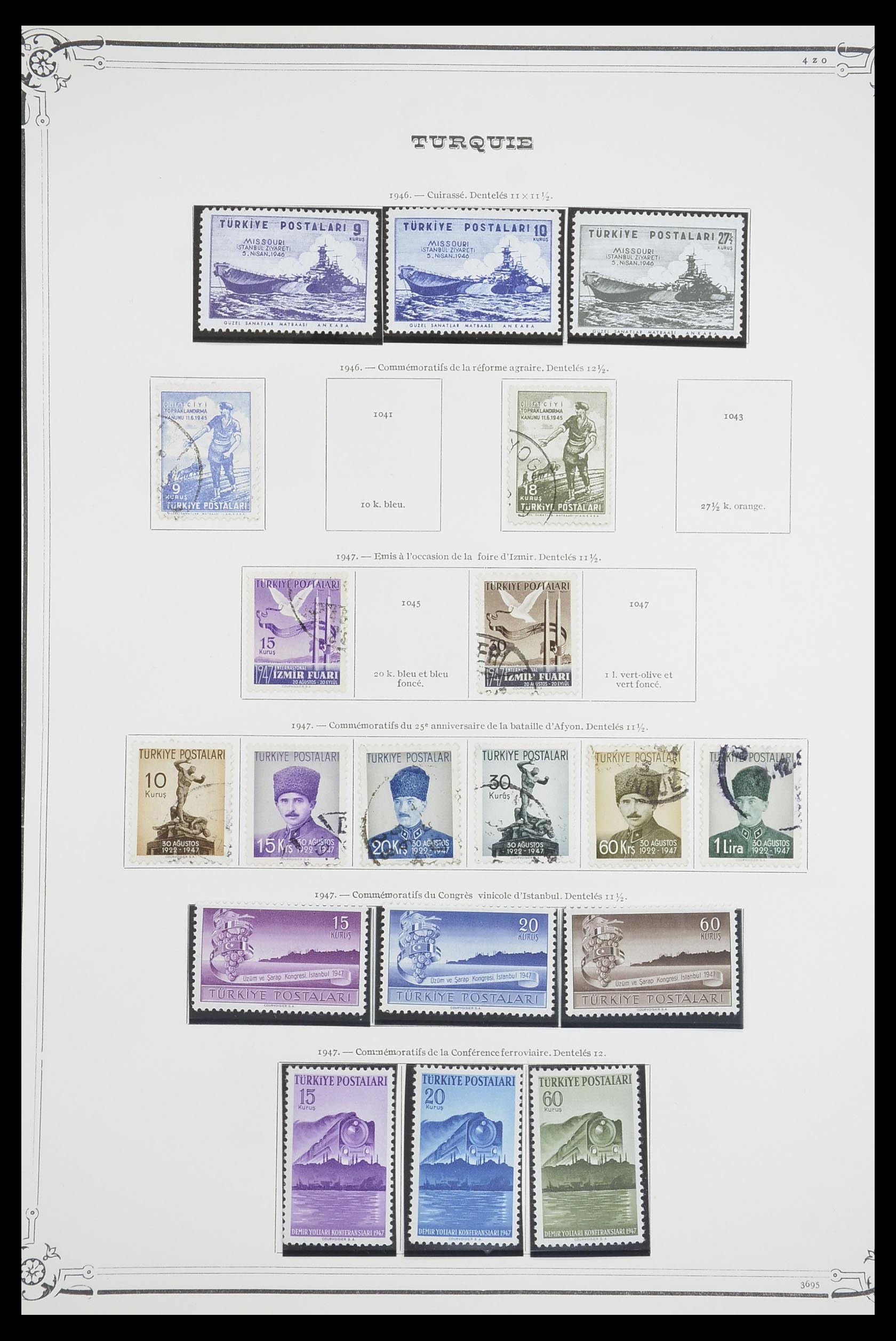 33691 046 - Stamp collection 33691 Turkey 1865-1975.