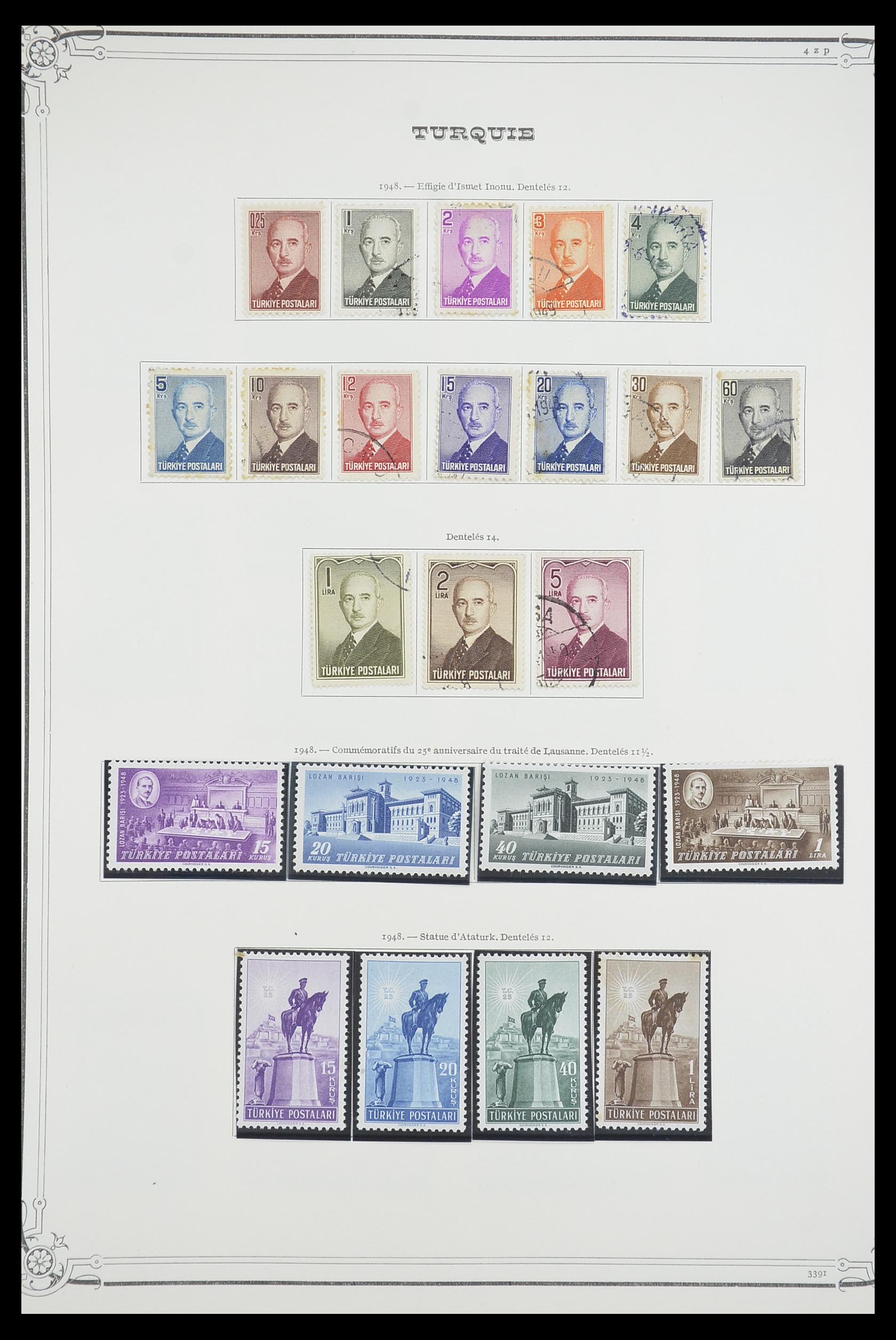 33691 047 - Postzegelverzameling 33691 Turkije 1865-1975.