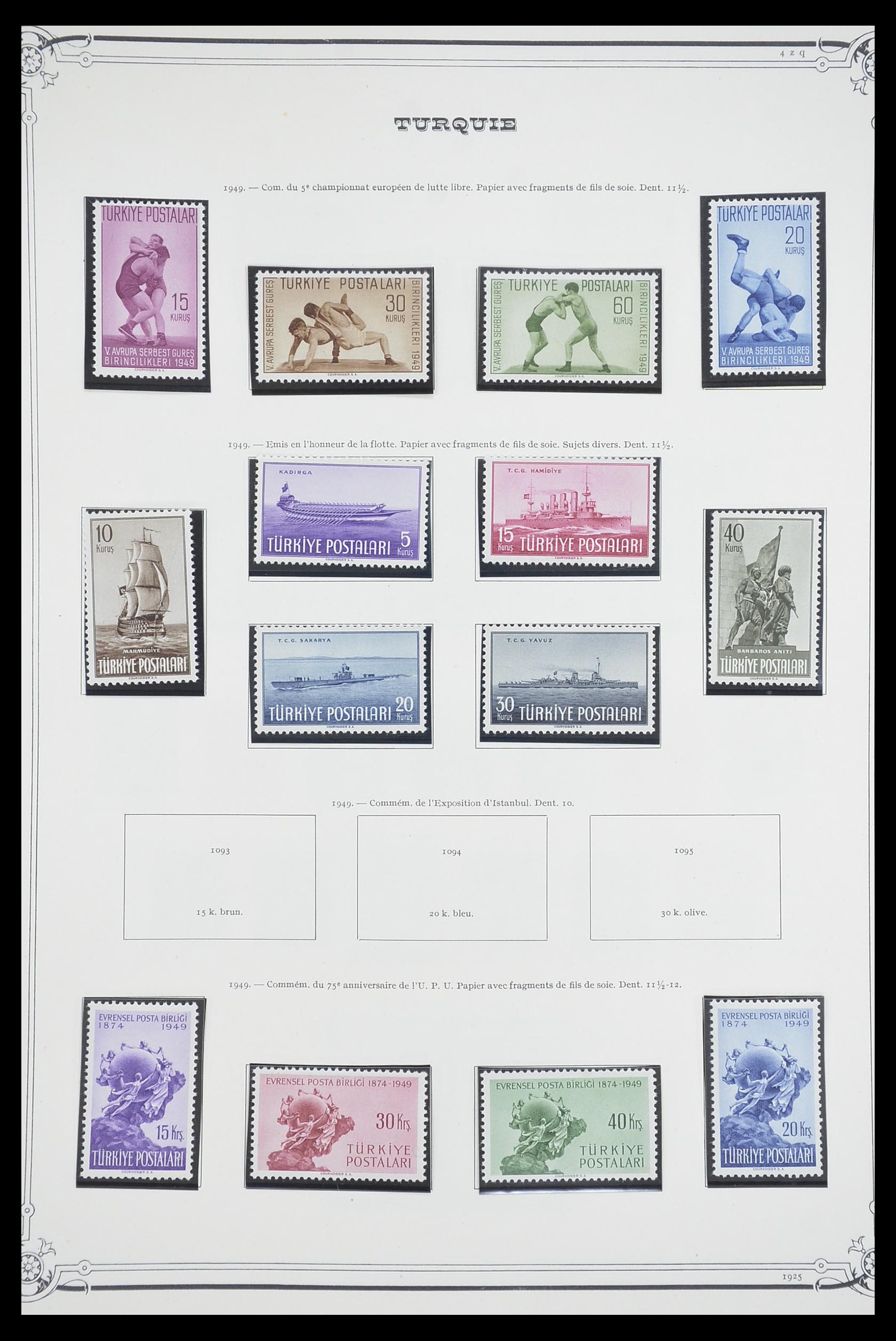 33691 048 - Postzegelverzameling 33691 Turkije 1865-1975.