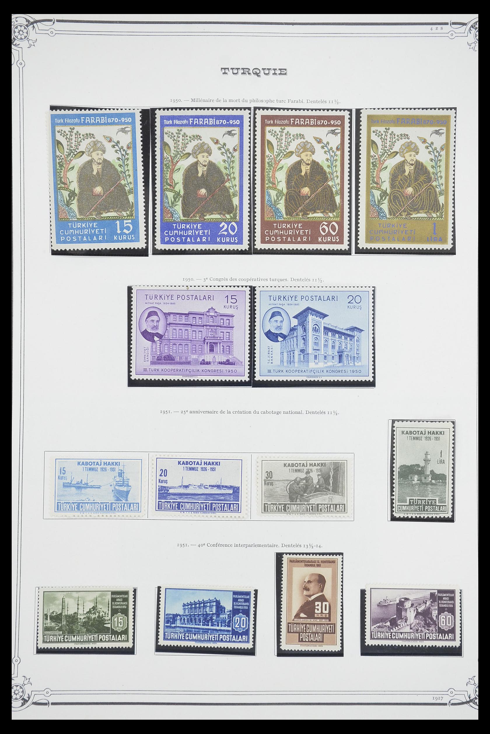 33691 050 - Postzegelverzameling 33691 Turkije 1865-1975.