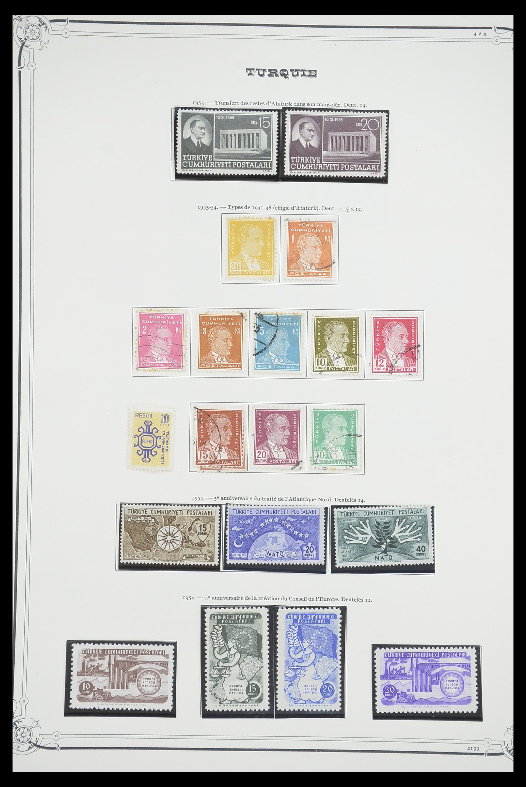 33691 055 - Postzegelverzameling 33691 Turkije 1865-1975.