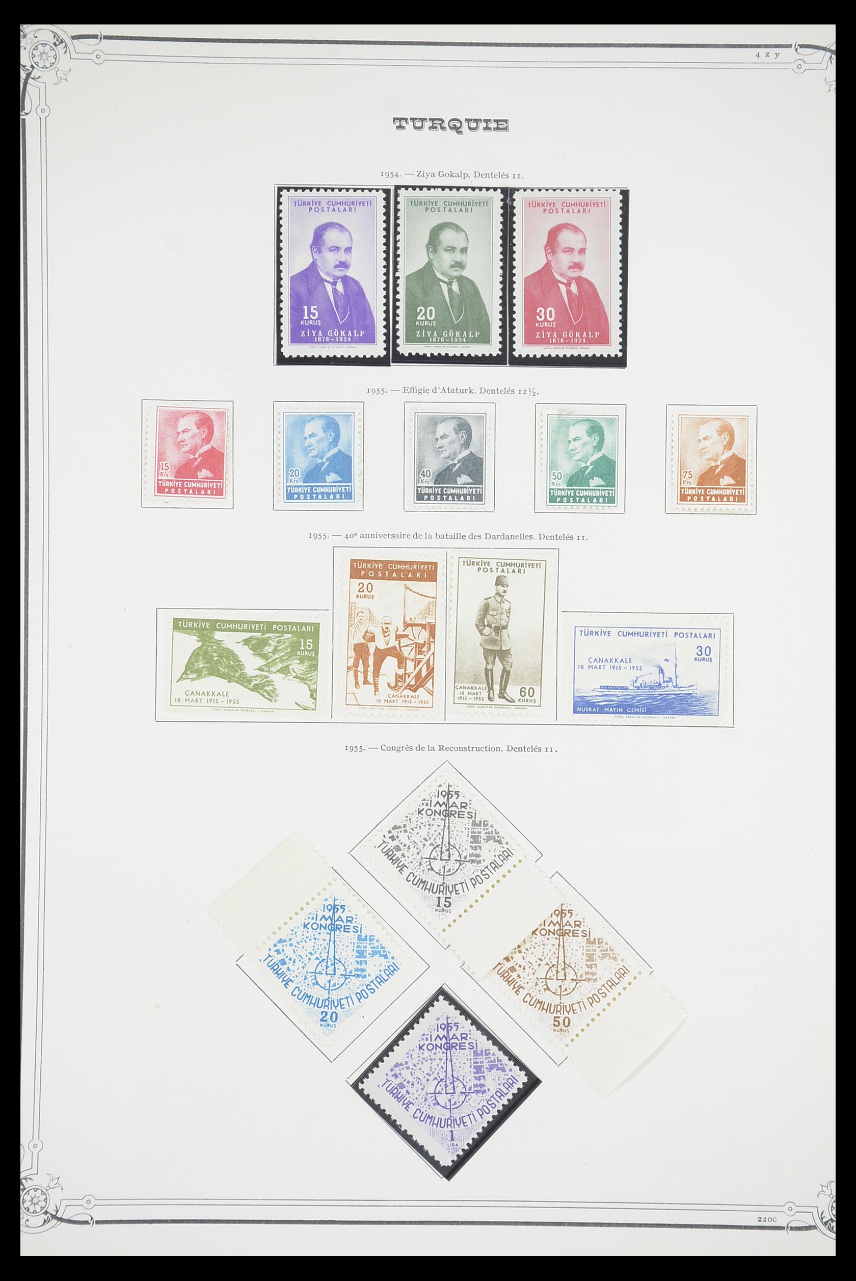 33691 056 - Postzegelverzameling 33691 Turkije 1865-1975.