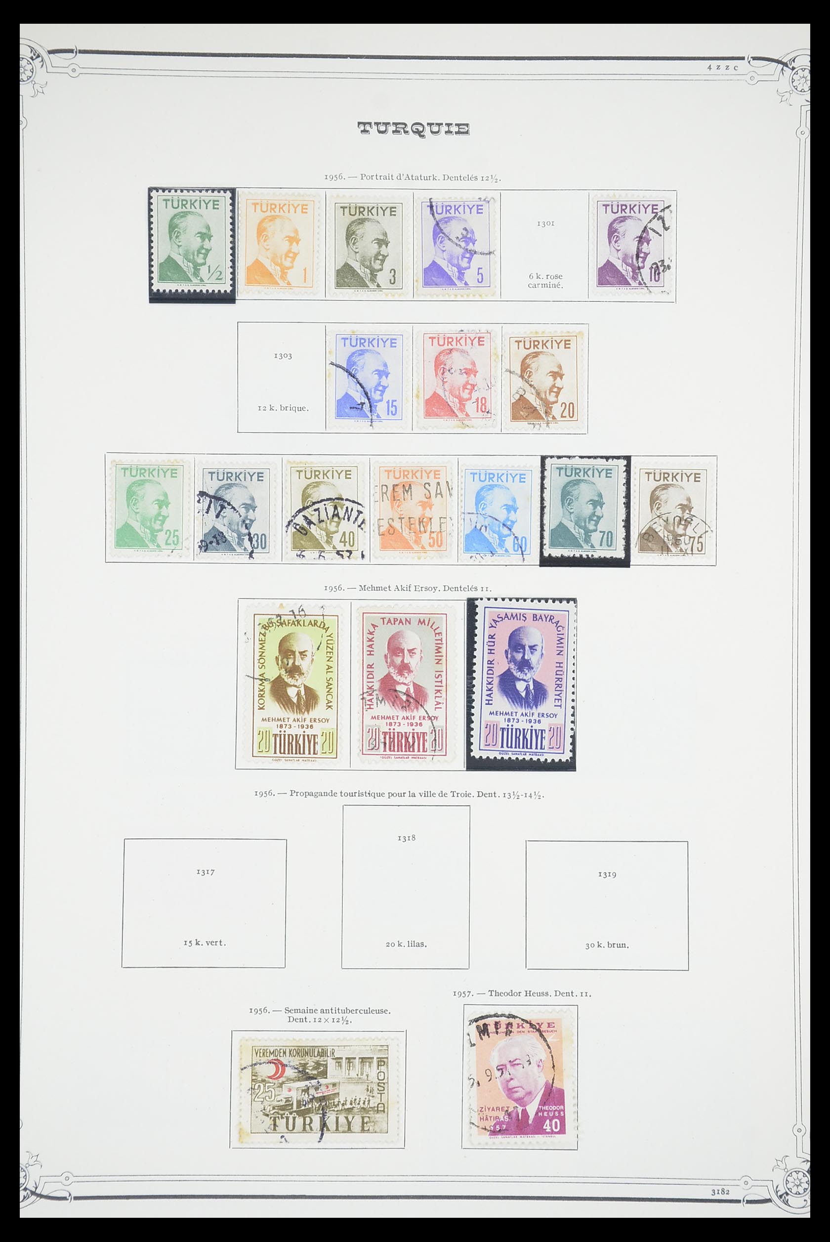 33691 060 - Postzegelverzameling 33691 Turkije 1865-1975.