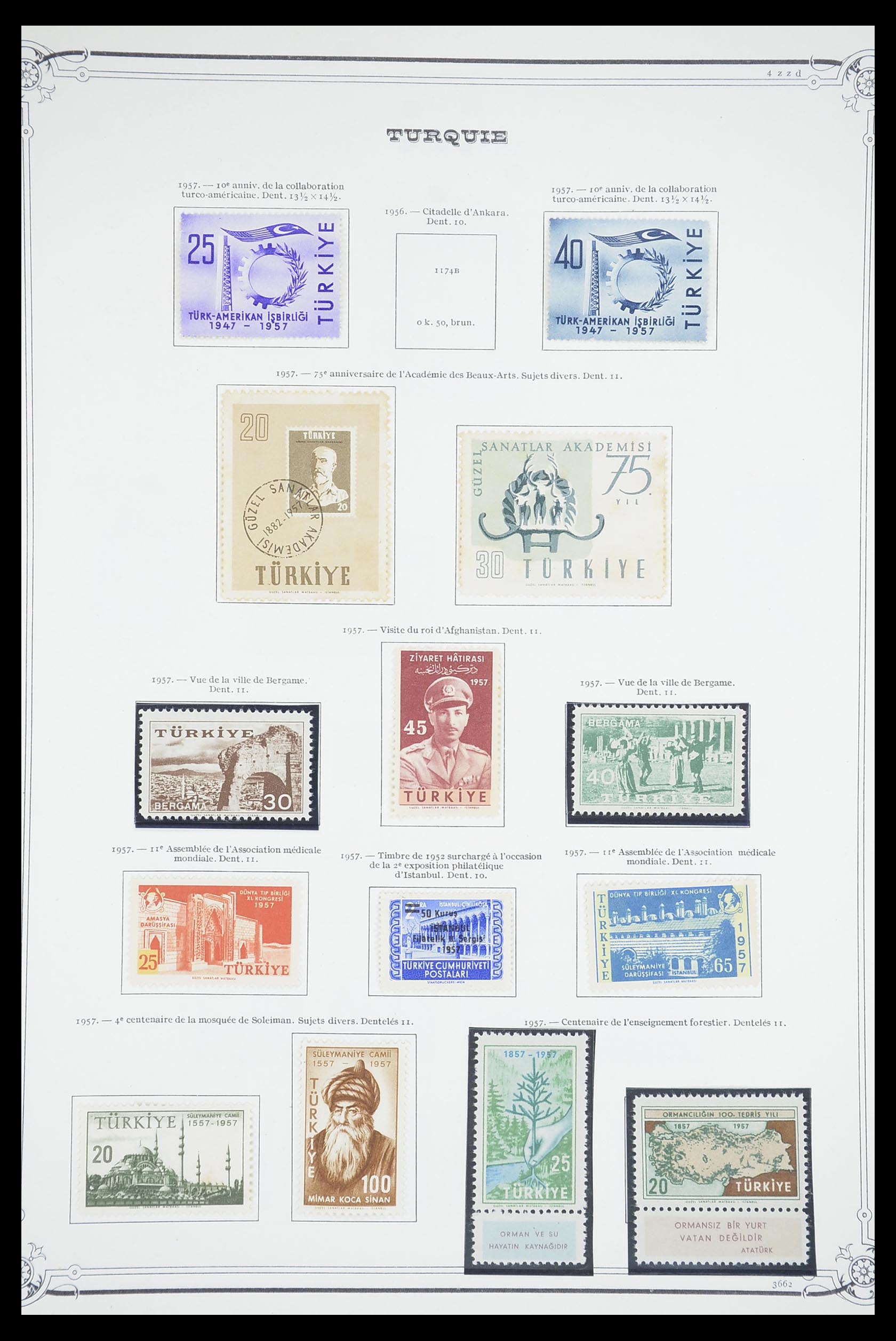 33691 061 - Postzegelverzameling 33691 Turkije 1865-1975.
