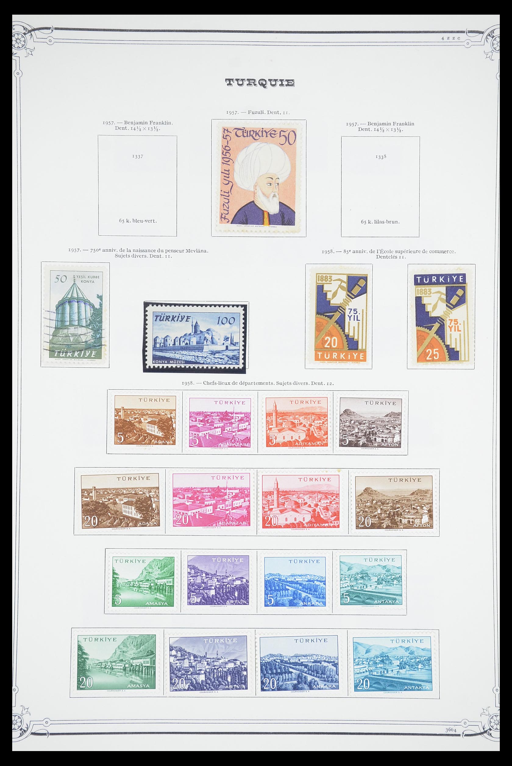 33691 062 - Stamp collection 33691 Turkey 1865-1975.