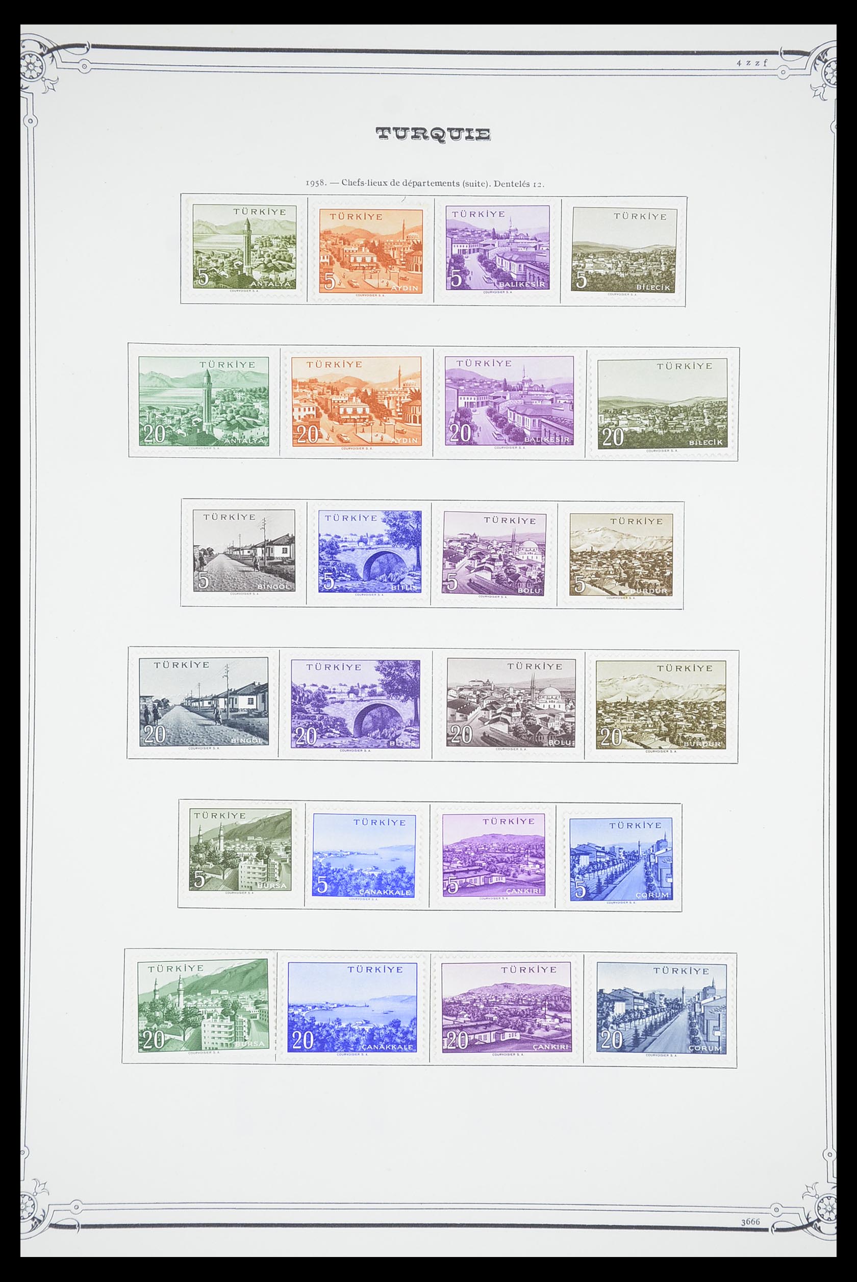 33691 063 - Postzegelverzameling 33691 Turkije 1865-1975.