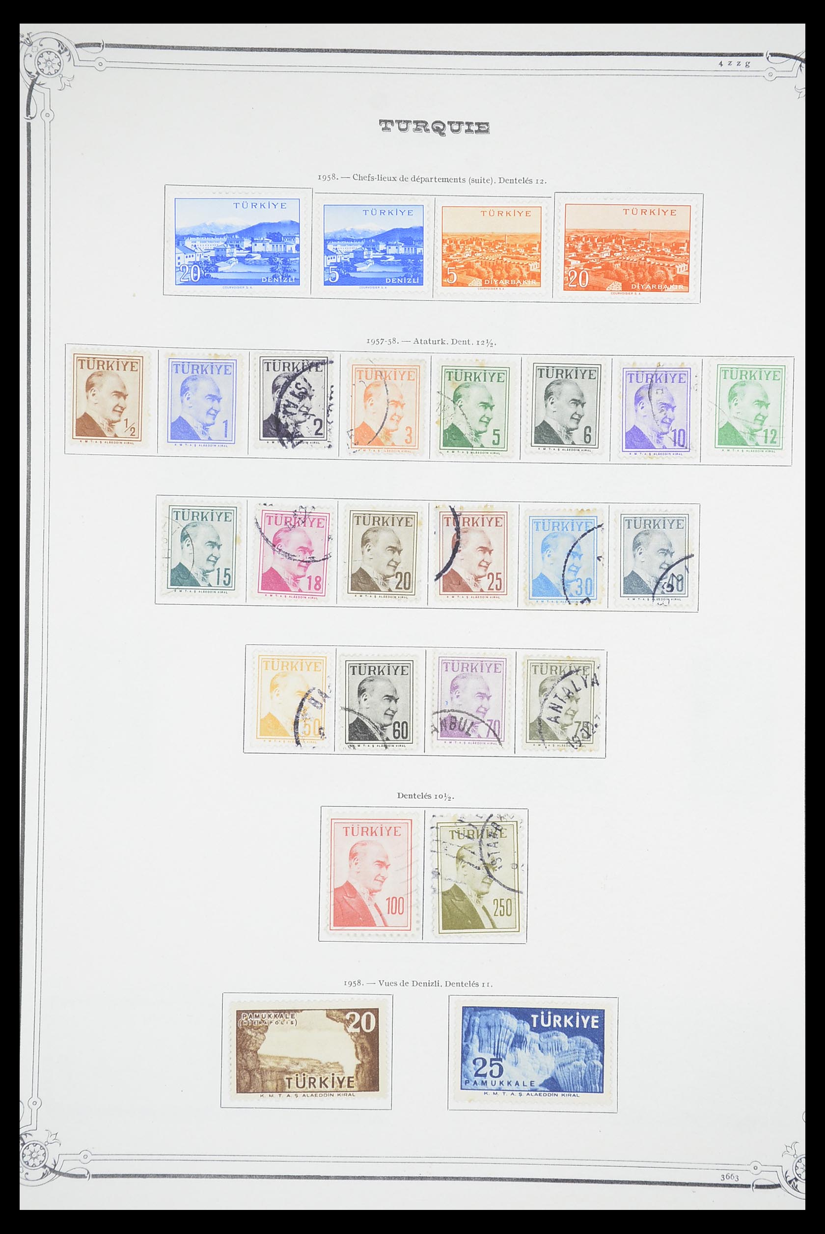 33691 064 - Postzegelverzameling 33691 Turkije 1865-1975.