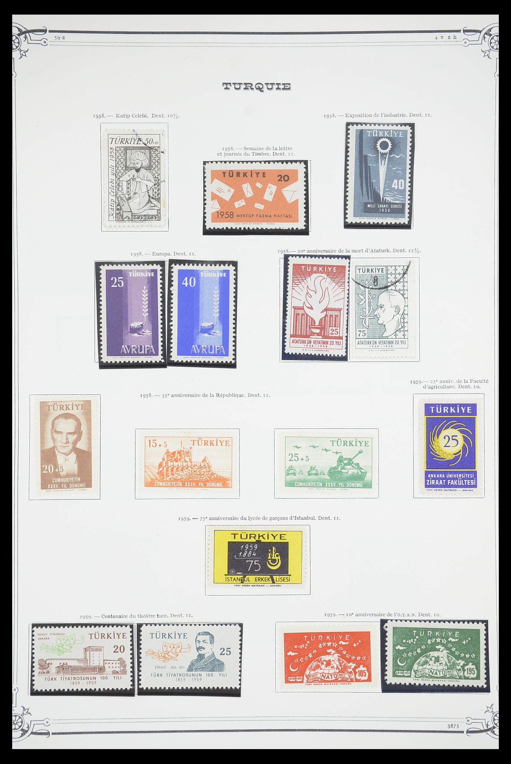 33691 065 - Postzegelverzameling 33691 Turkije 1865-1975.