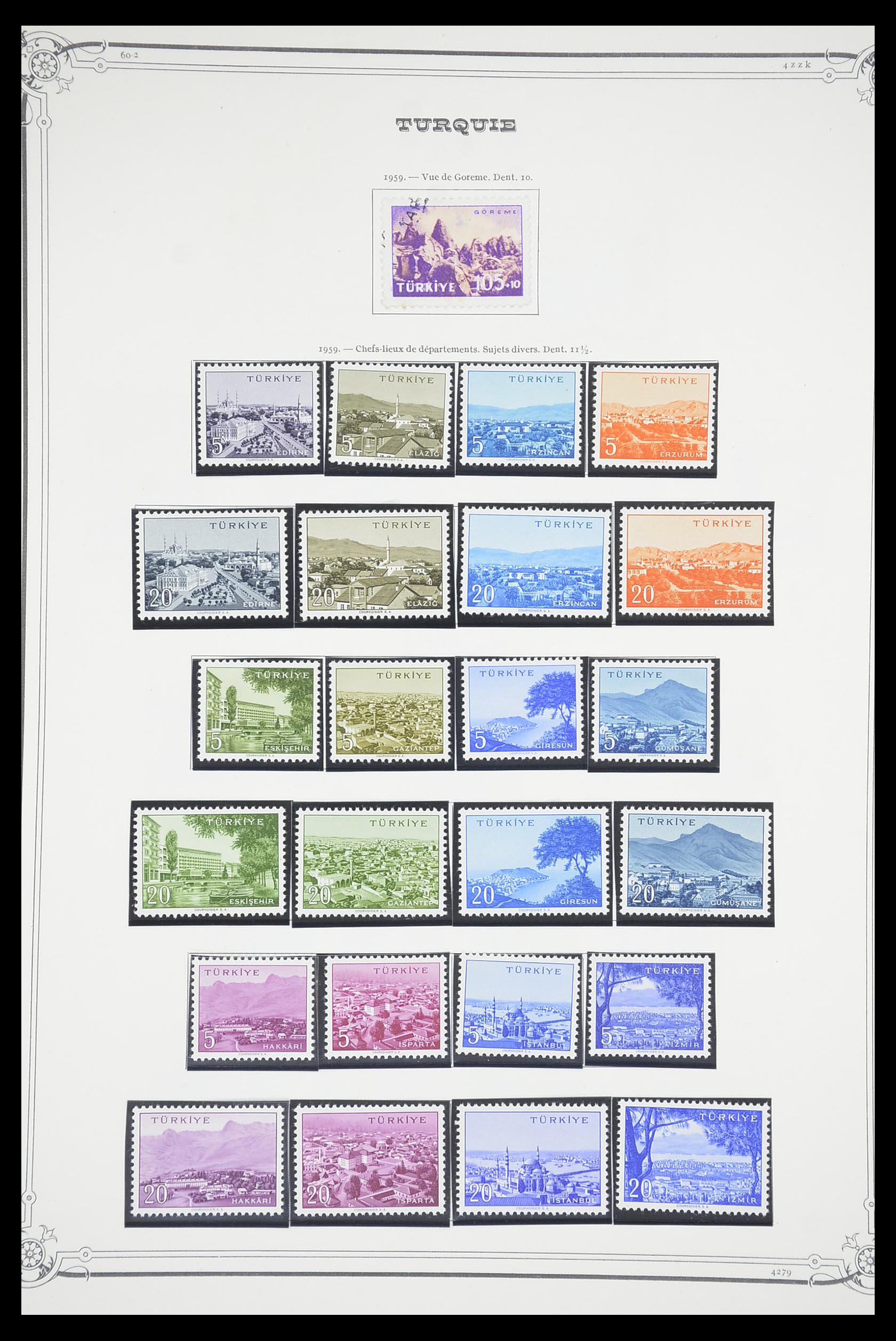 33691 067 - Postzegelverzameling 33691 Turkije 1865-1975.
